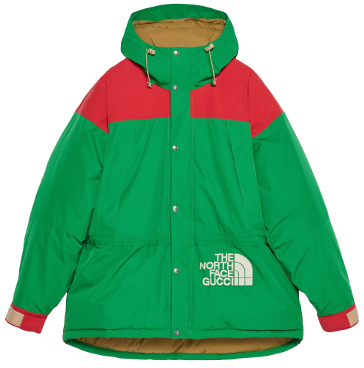 Gucci × The North Face Green Down Jacket