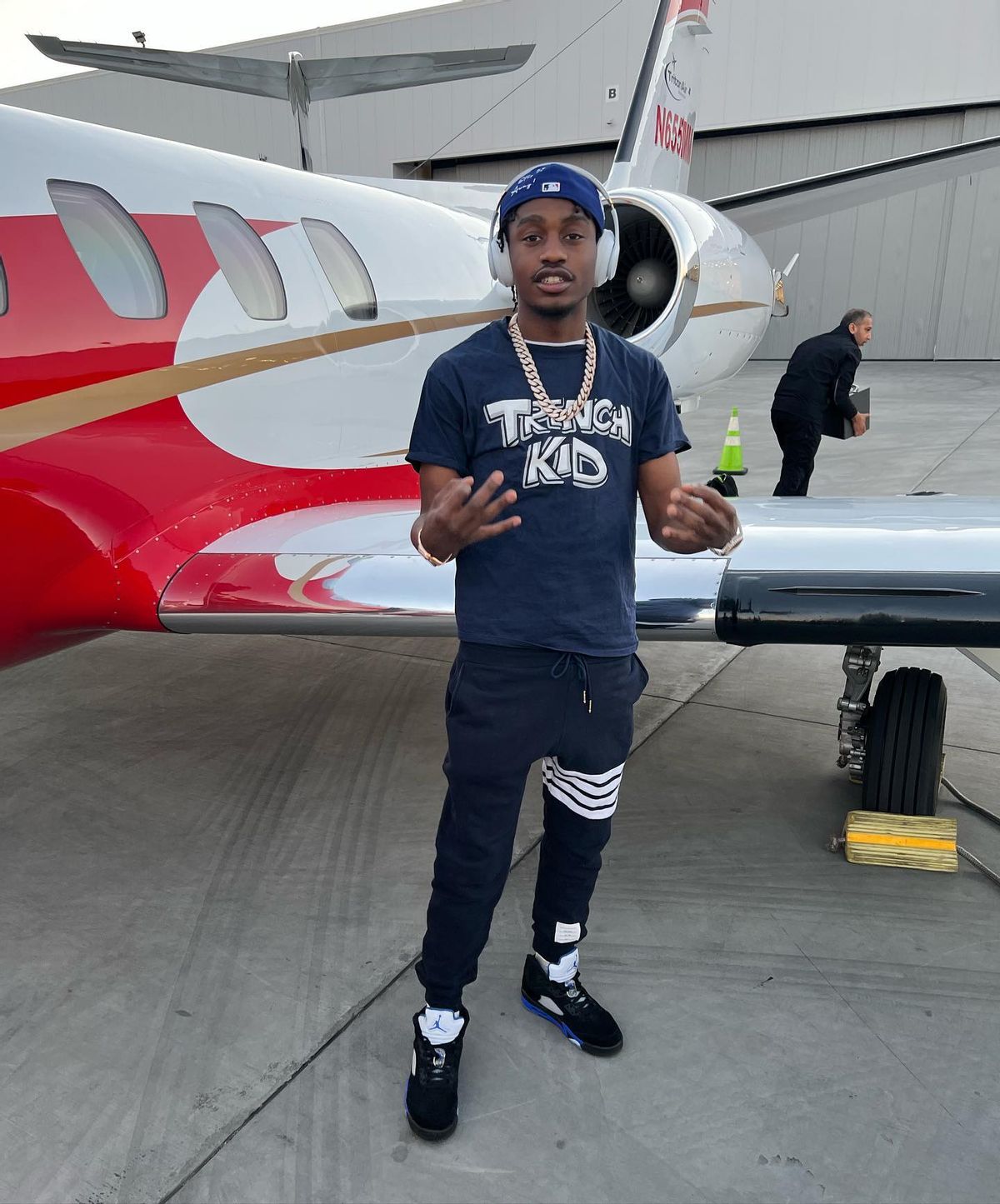 Lil Tjay Outfit from February 27, 2022 | WHAT'S ON THE STAR?