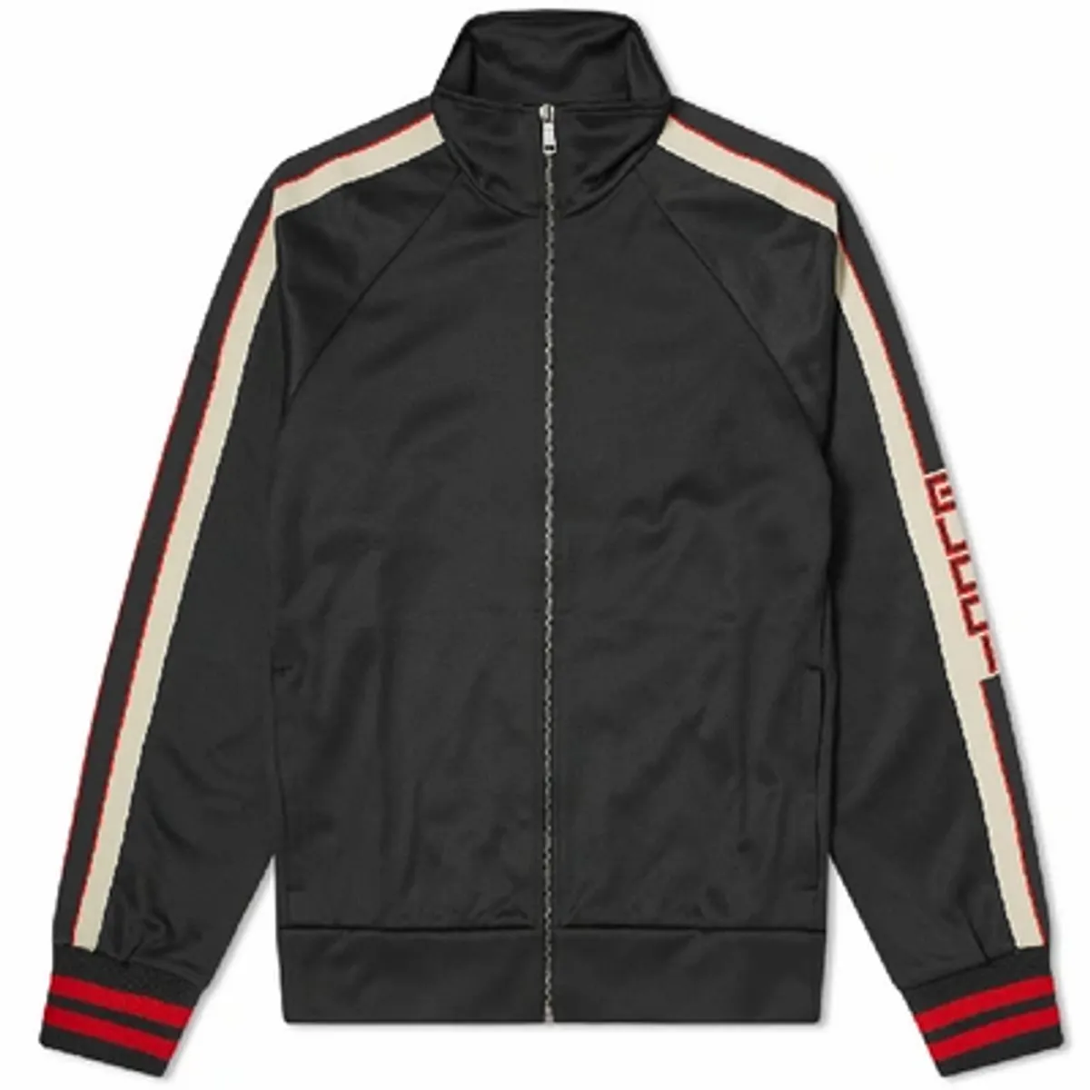 Gucci Taped Logo Black & Ivory Track Jacket