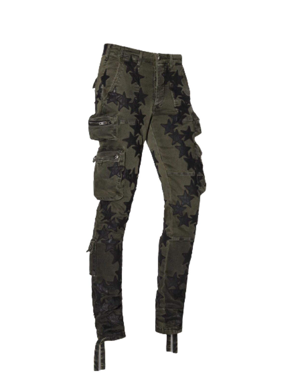 Amiri Tactical Olive Star Jeans