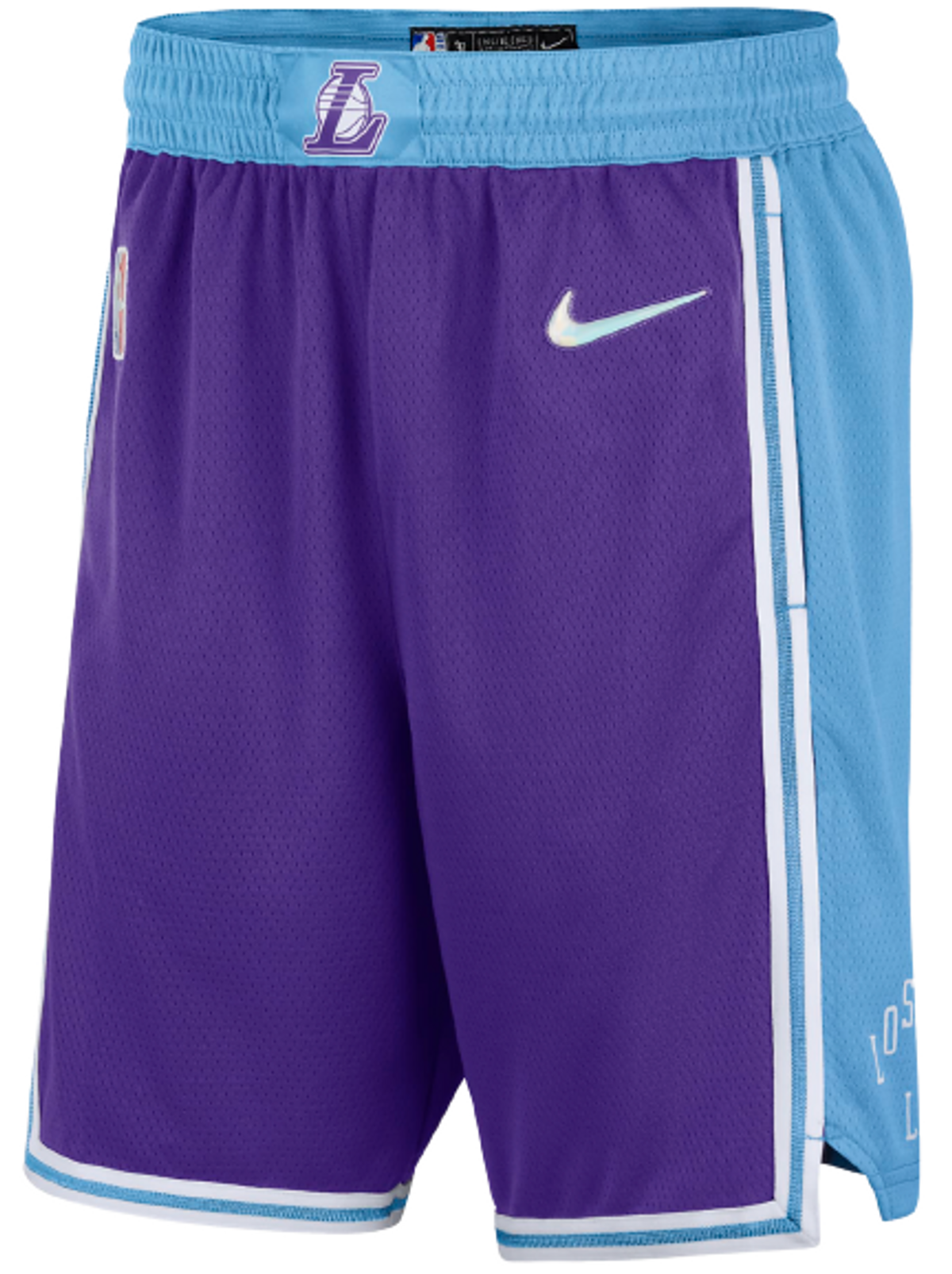 Nike Los Angeles Lakers City Dri-Fit Nba Purple Swingman Shorts