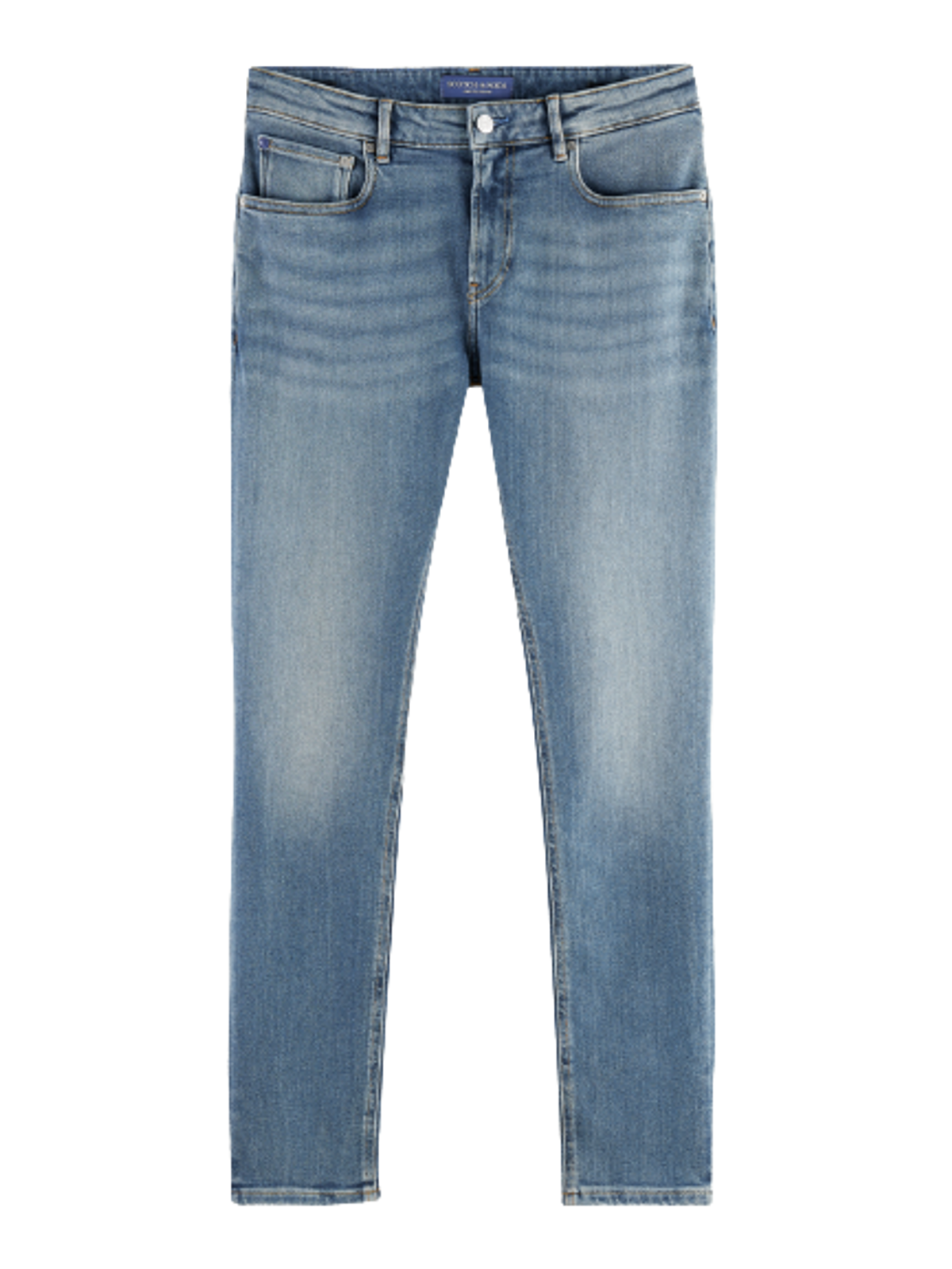 Scotch & Soda Breathing Blue Skim Skinny Jeans