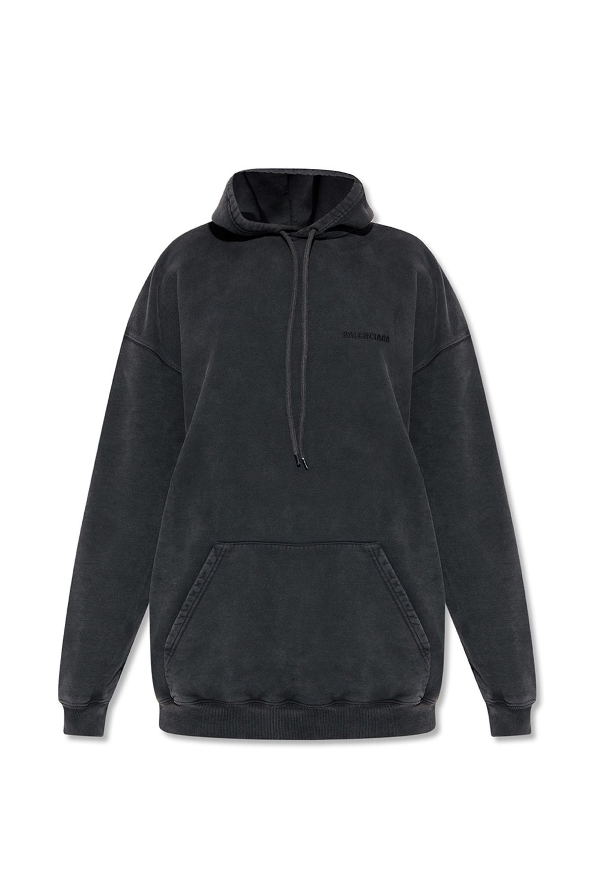 Balenciaga Turning Logo Black Fade Out Hoodie