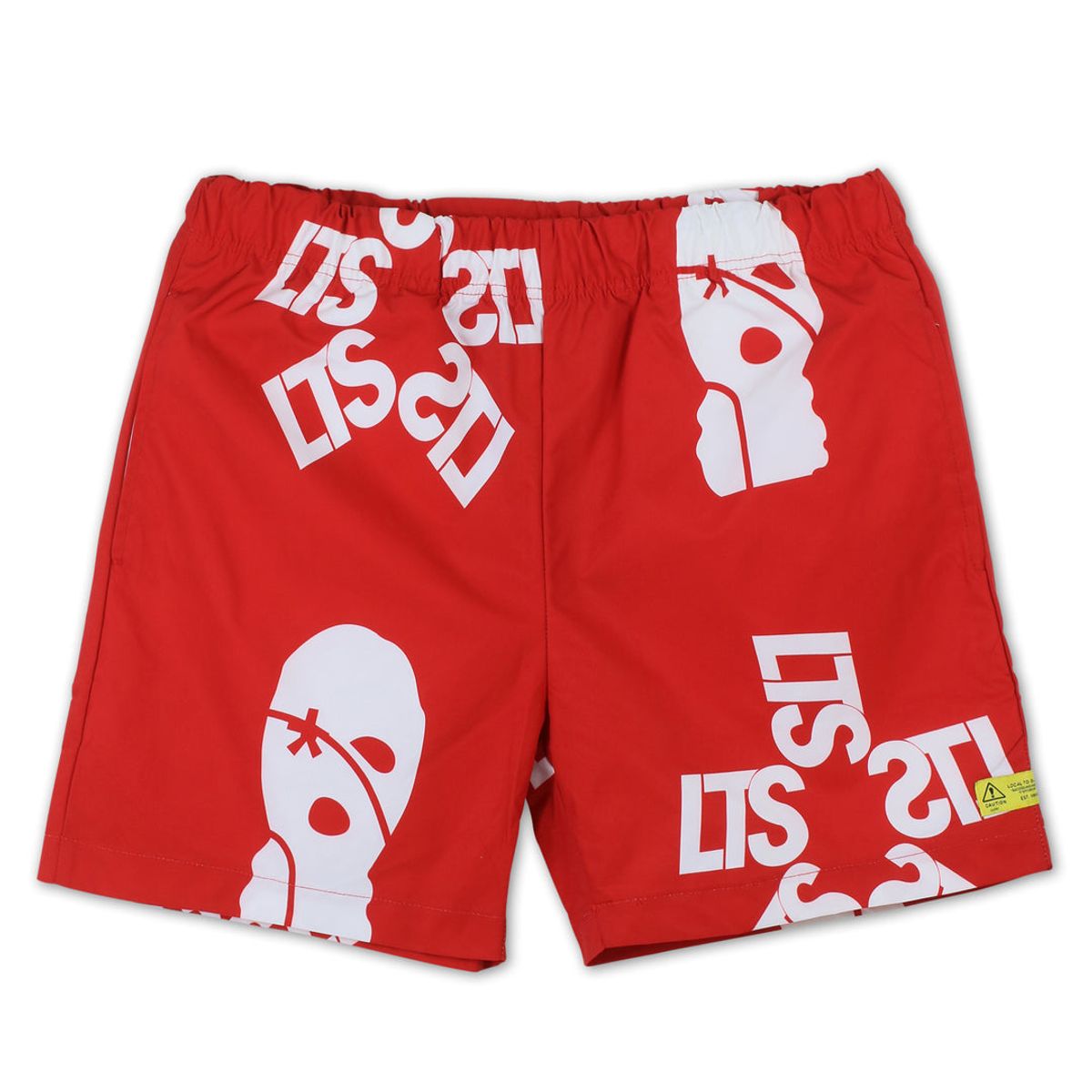 Local Trap Star Red Wind Breaker Shorts