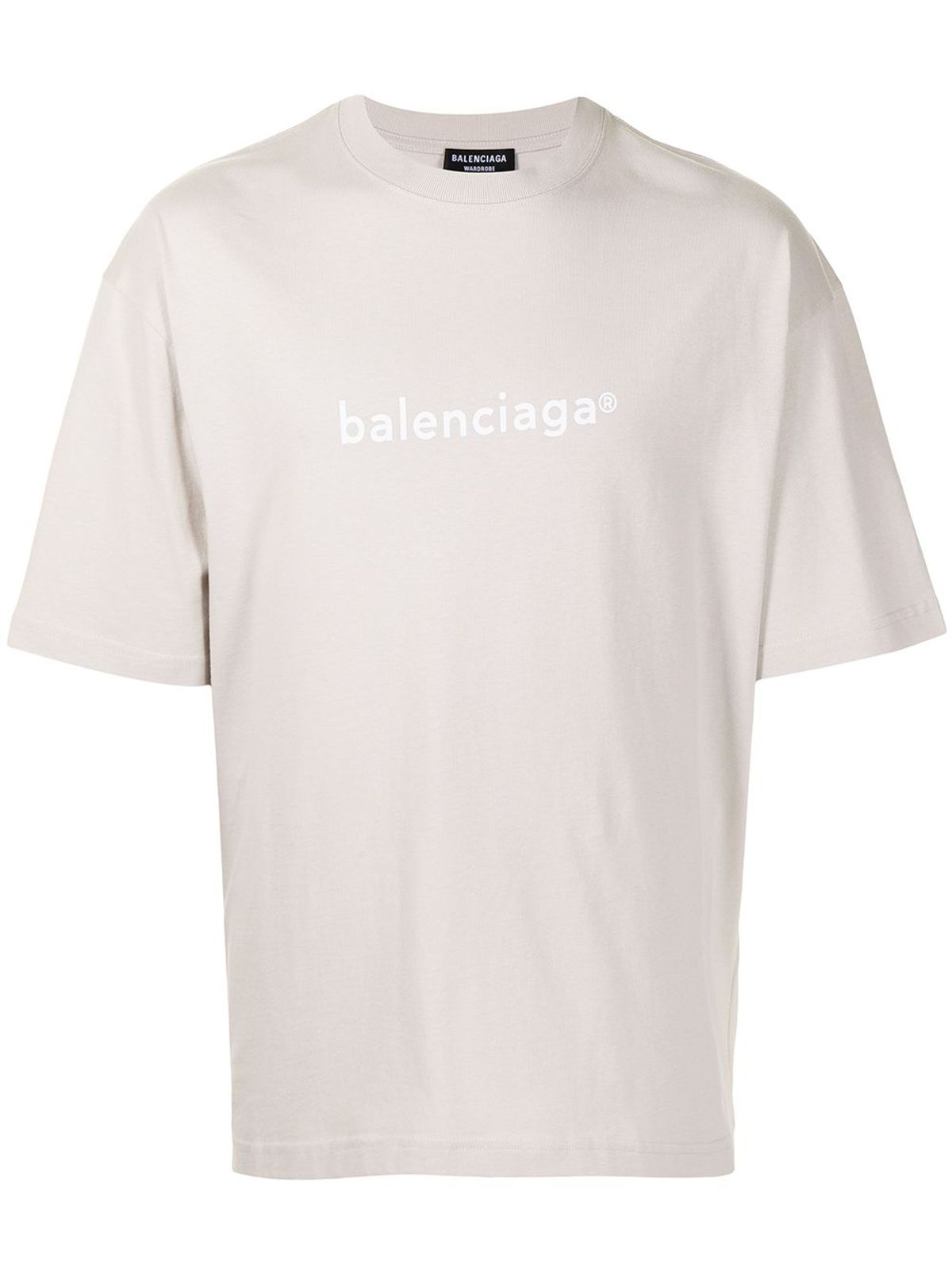 Balenciaga Light Grey New Copyright T-Shirt