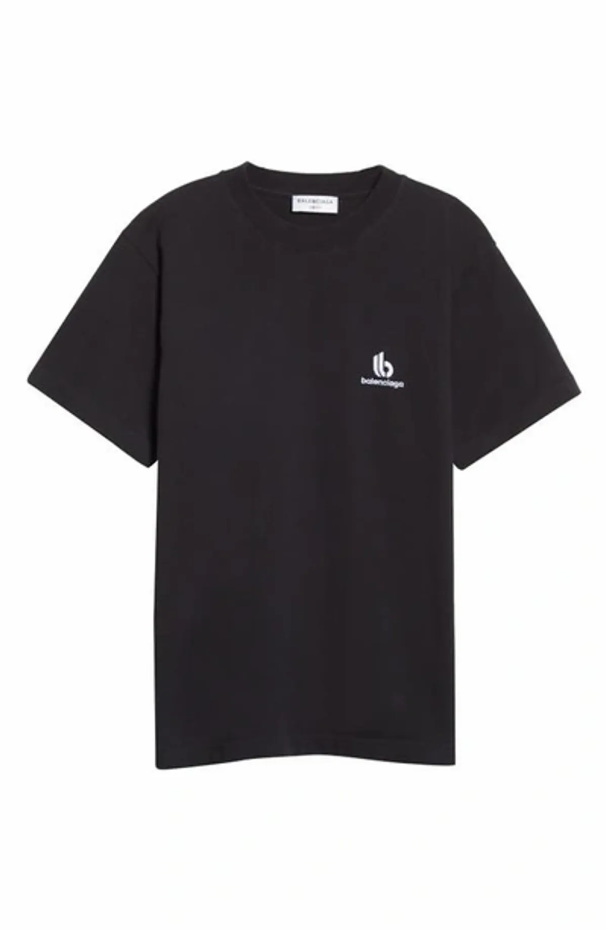 Balenciaga Logo Graphic Black T-Shirt