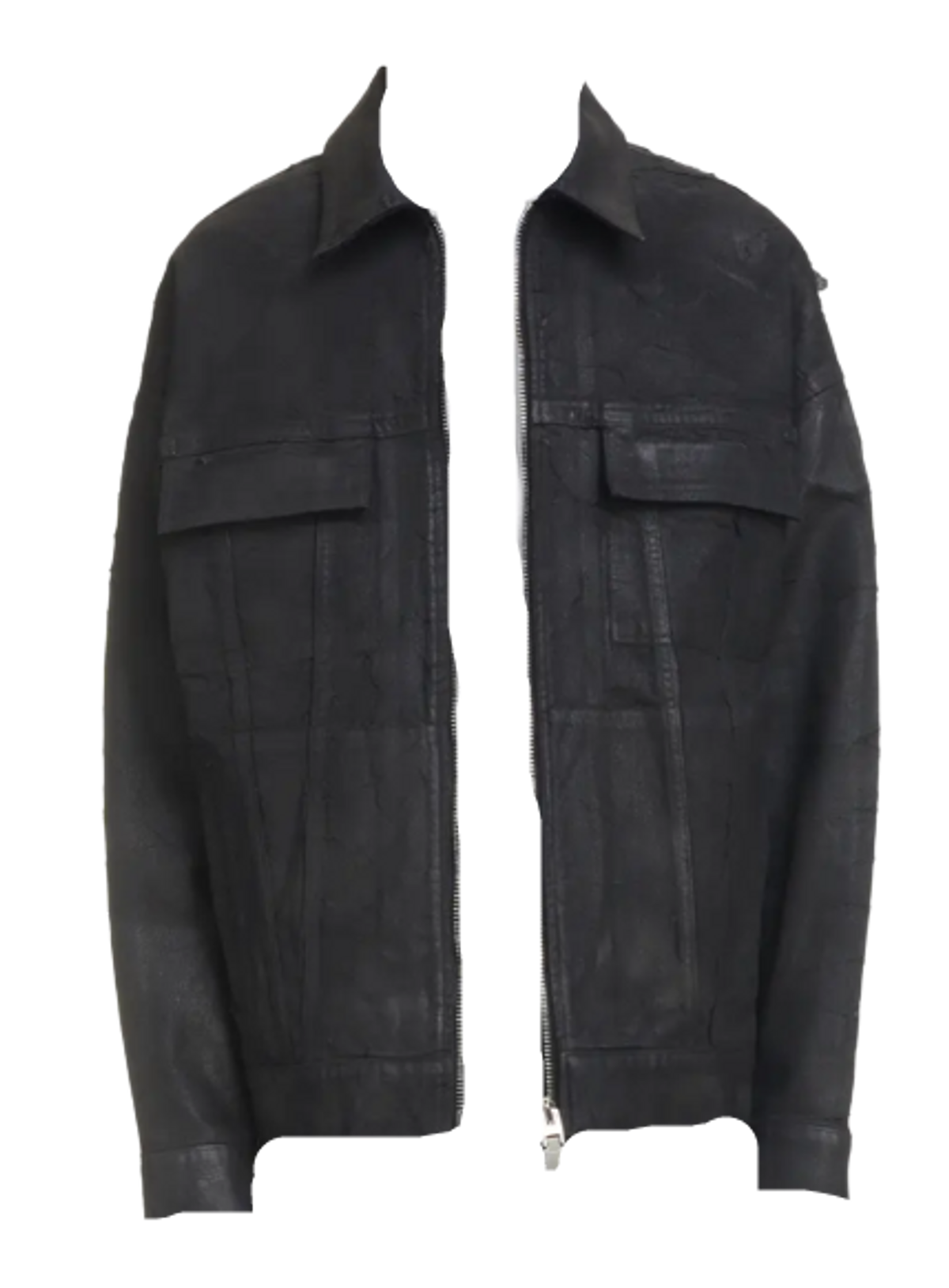 Givenchy Crackled Coated Denim Jacket