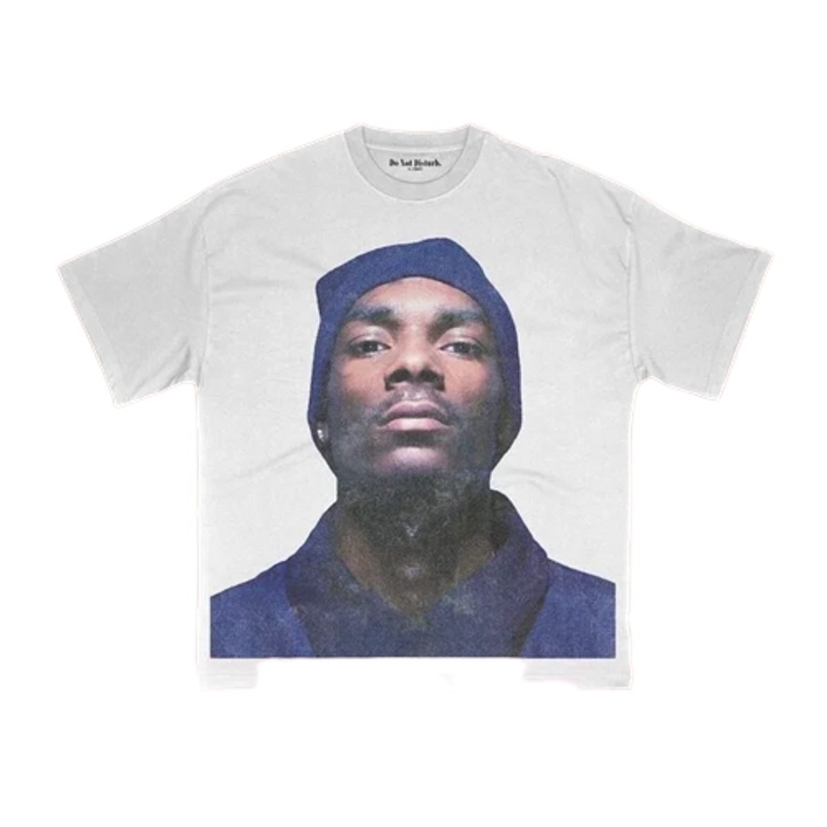 Do Not Disturb. White Snoop Dogg Portrait T-Shirt