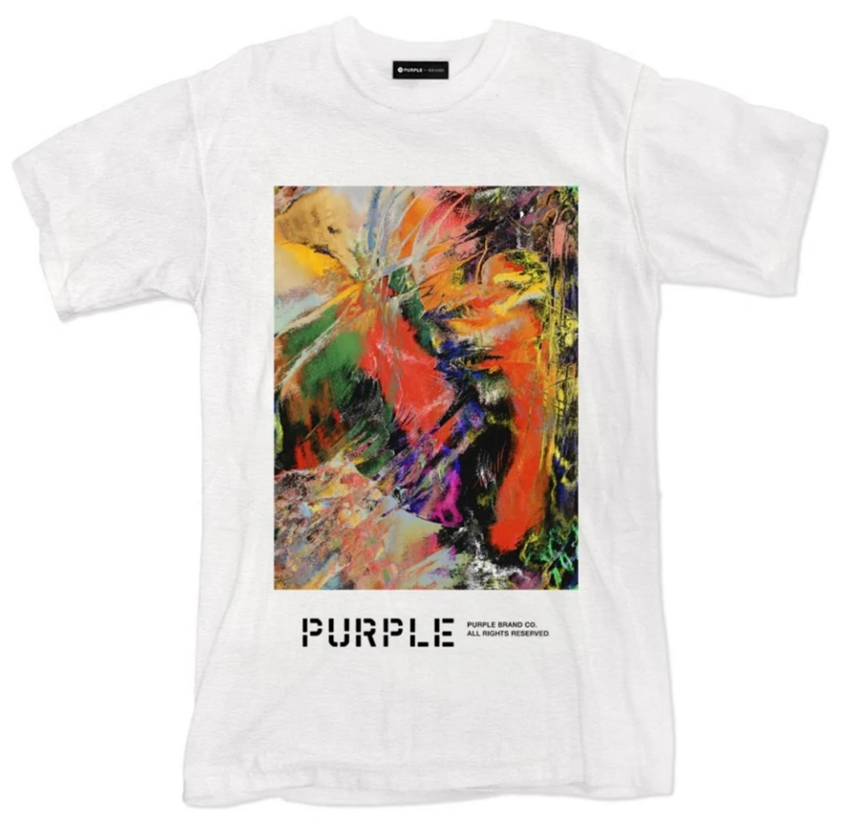 Purple Brand Under The Sun Ecru P White T-Shirt