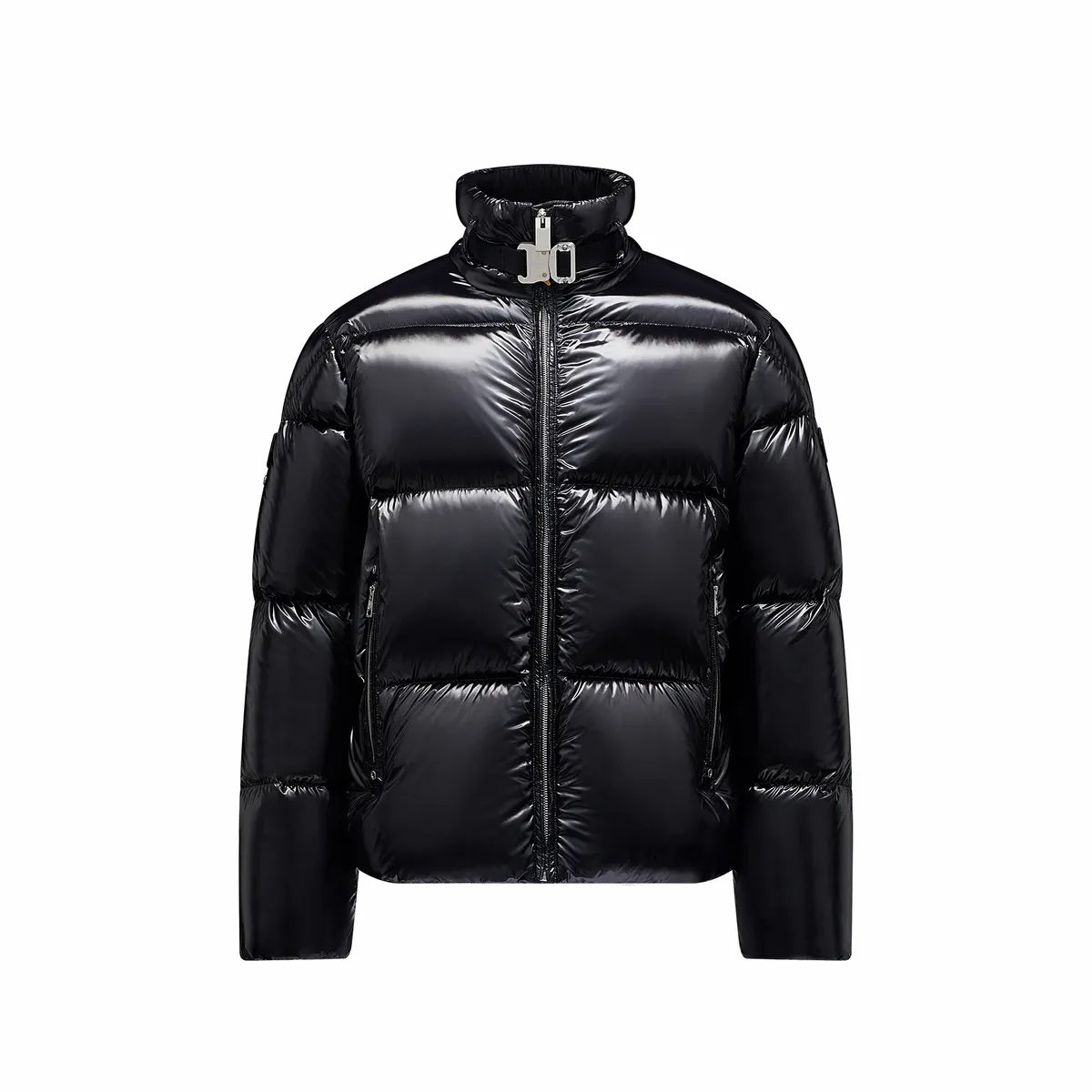 [Moncler] Moncler ALYX 21 Men's MAHOGANUS Buckle Logo Down Jacket Outerwear Black L [Used] [Authenticated and Guaranteed Authentic] 208039