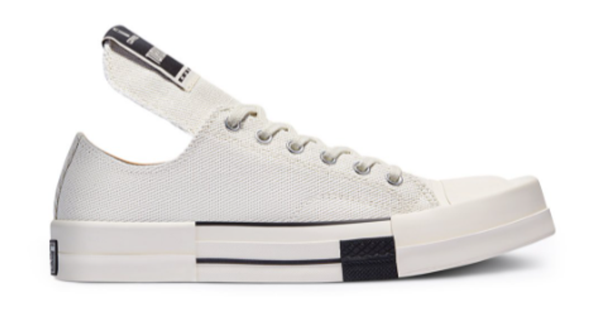 Converse × Rick Owens Turbodrk Chuck 70 Low-Top Sneakers