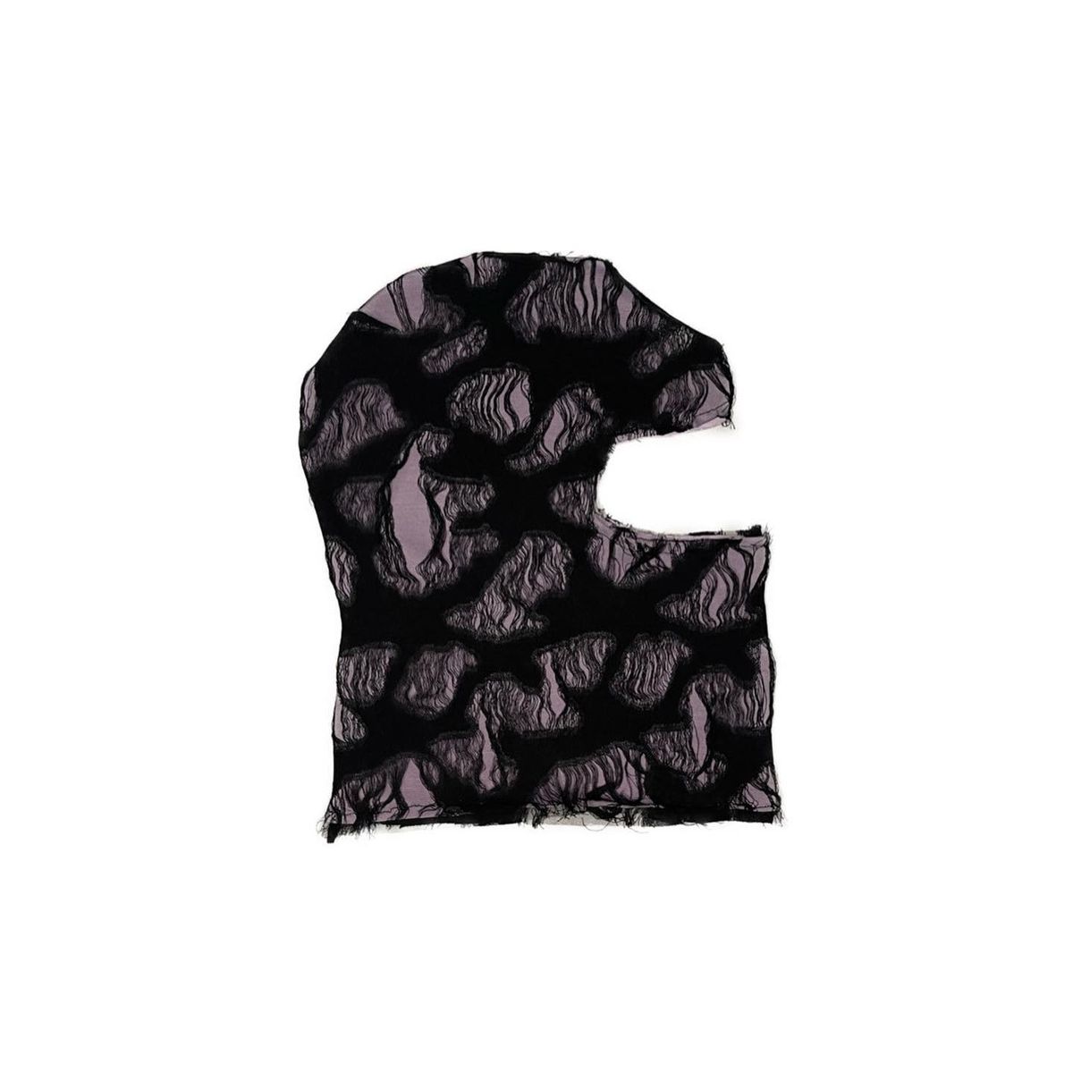 SANITY! Cream & Purple Balaclava