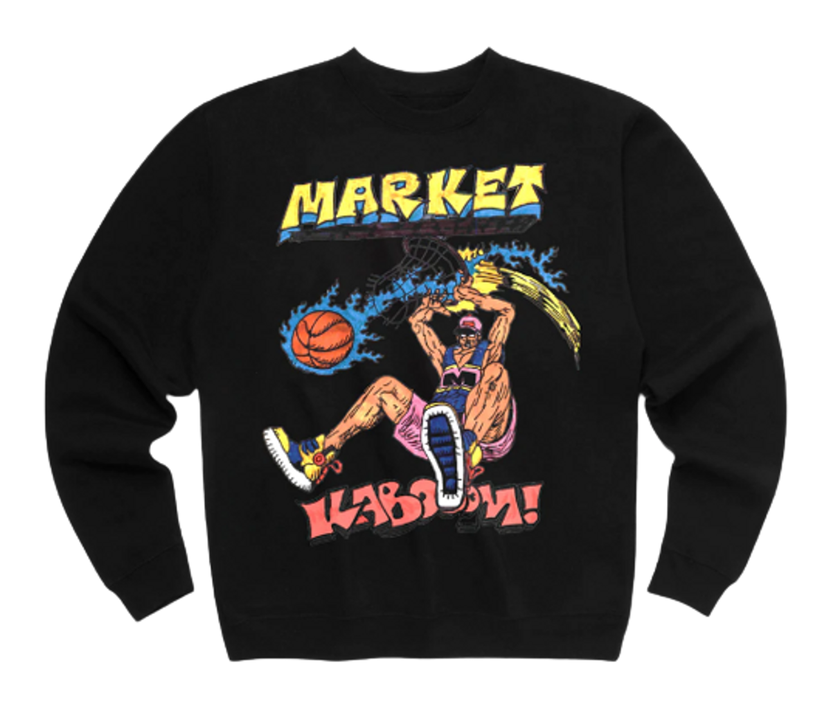 Market Slam Dunk Black Sweatshirt