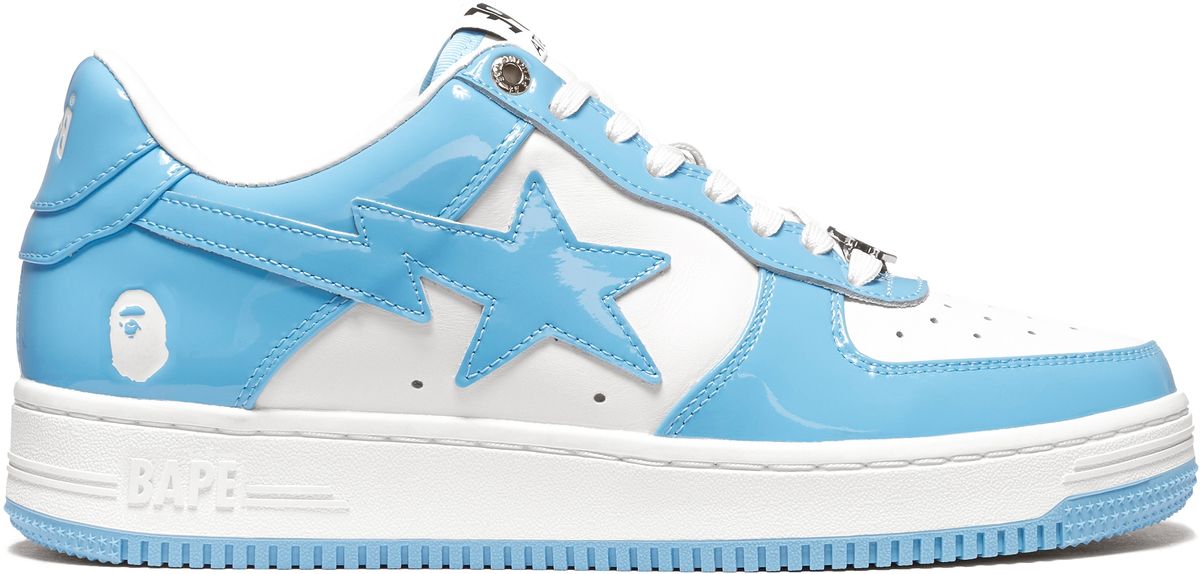 Bape Bape Sta Low Blue Sneakers