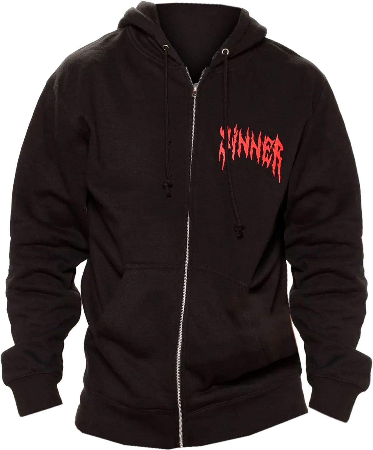 FashionNova Sinners Club Zip Up Hoodie
