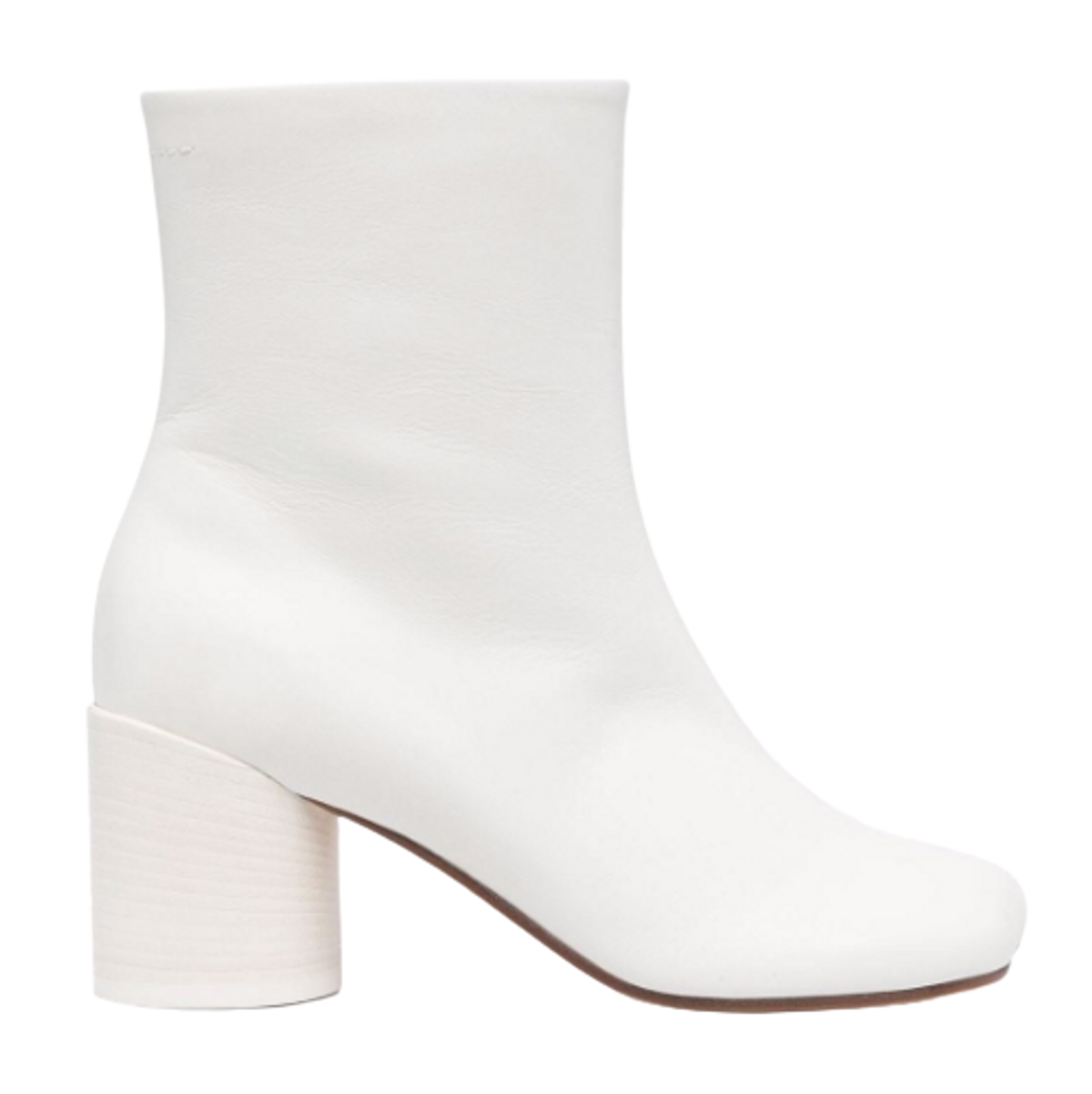 Maison Margiela White Anatomic Leather Ankle Boots