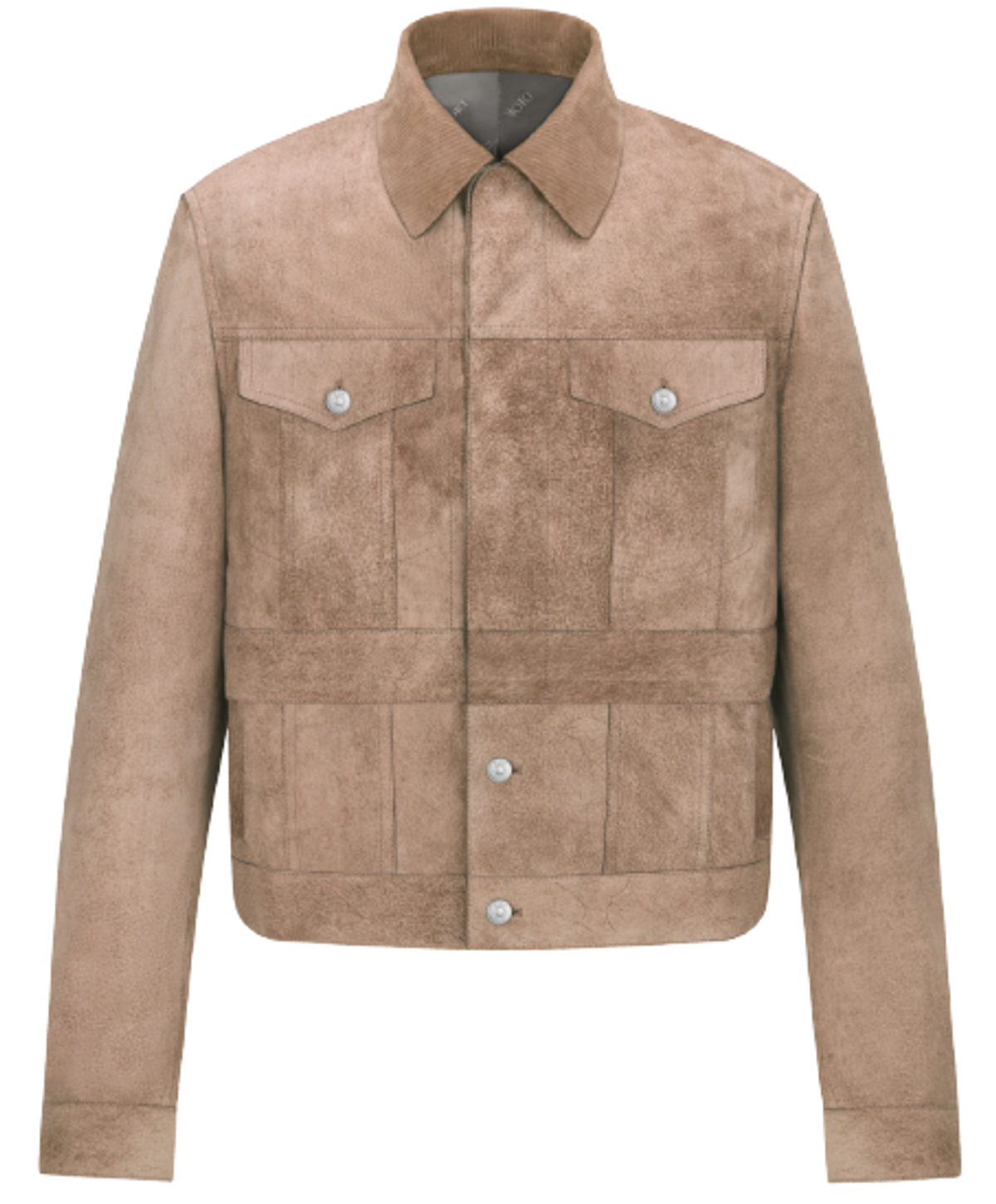 Dior Beige Suede Lambskin Blouson Jacket