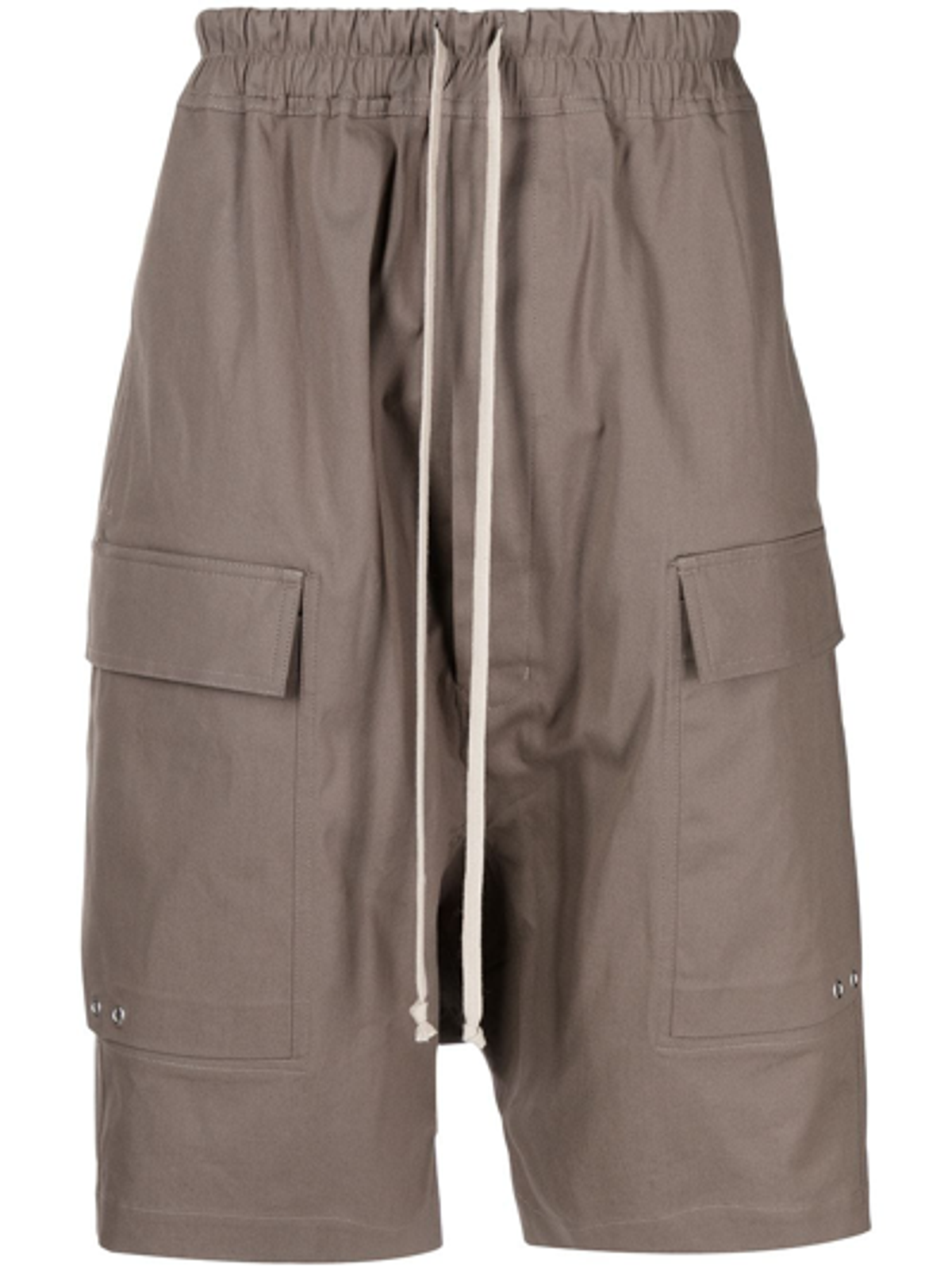Rick Owens Drawstring-waist Cargo Shorts In Braun