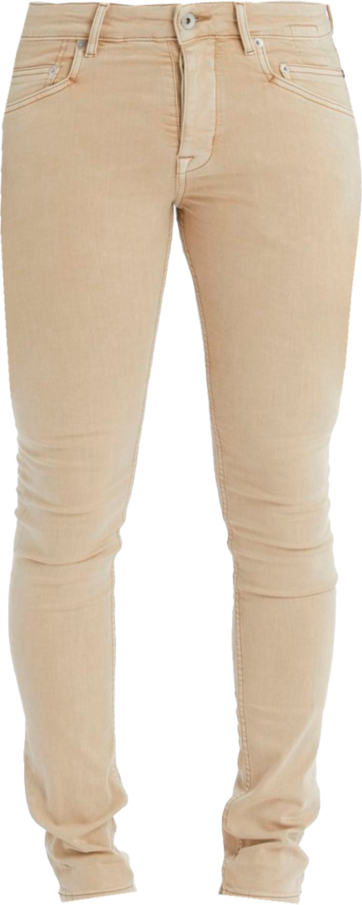 Rick Owens SS 22 Fogachine Tyron Cut Jeans In Mineral