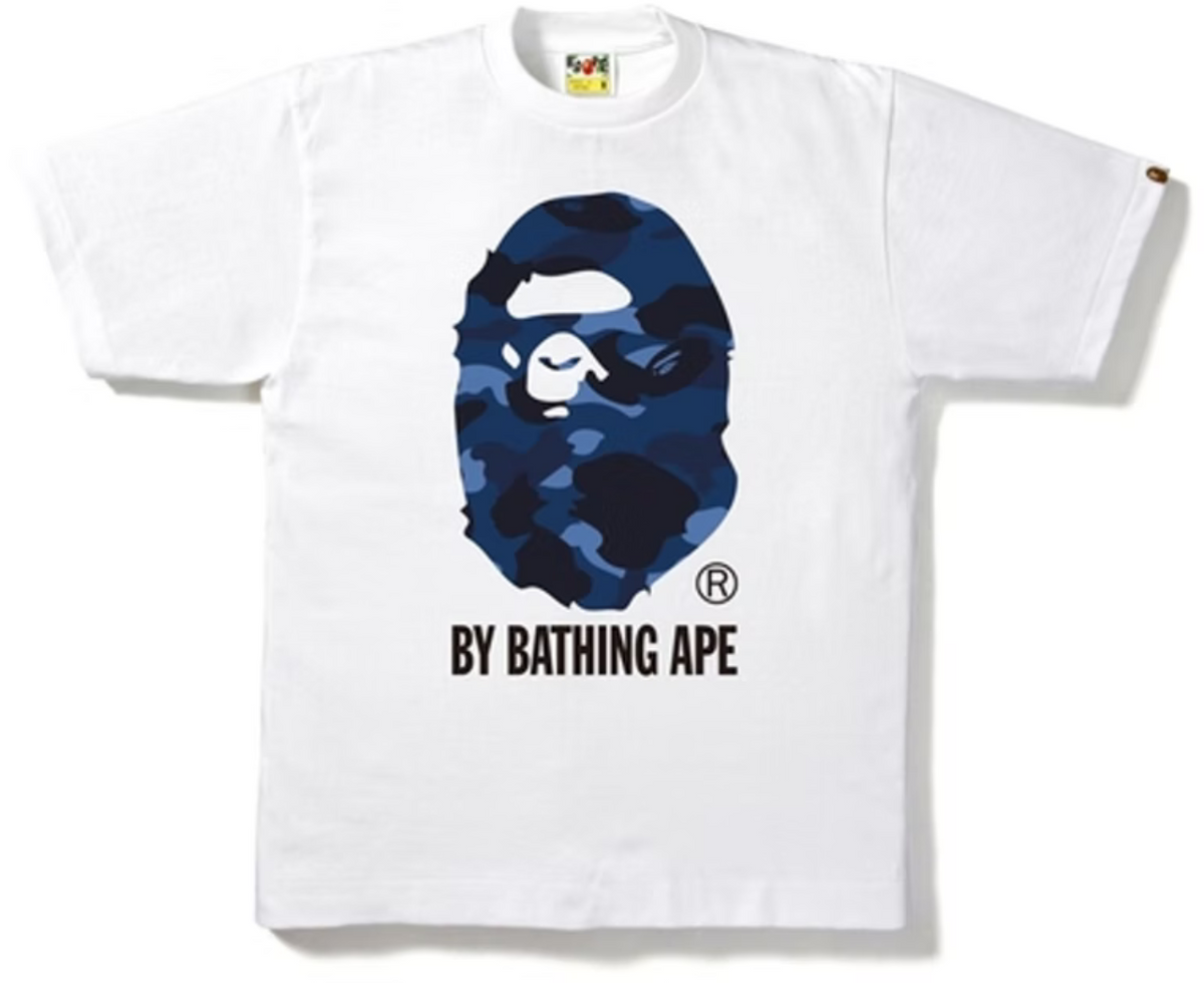 Bape Color Camo By Bathing White/Blue T-Shirt