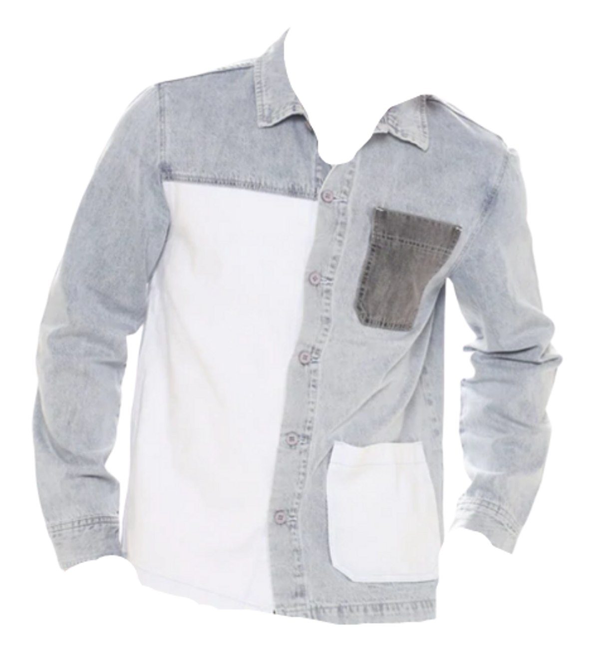 FashionNova Light Wash Denim Jacket
