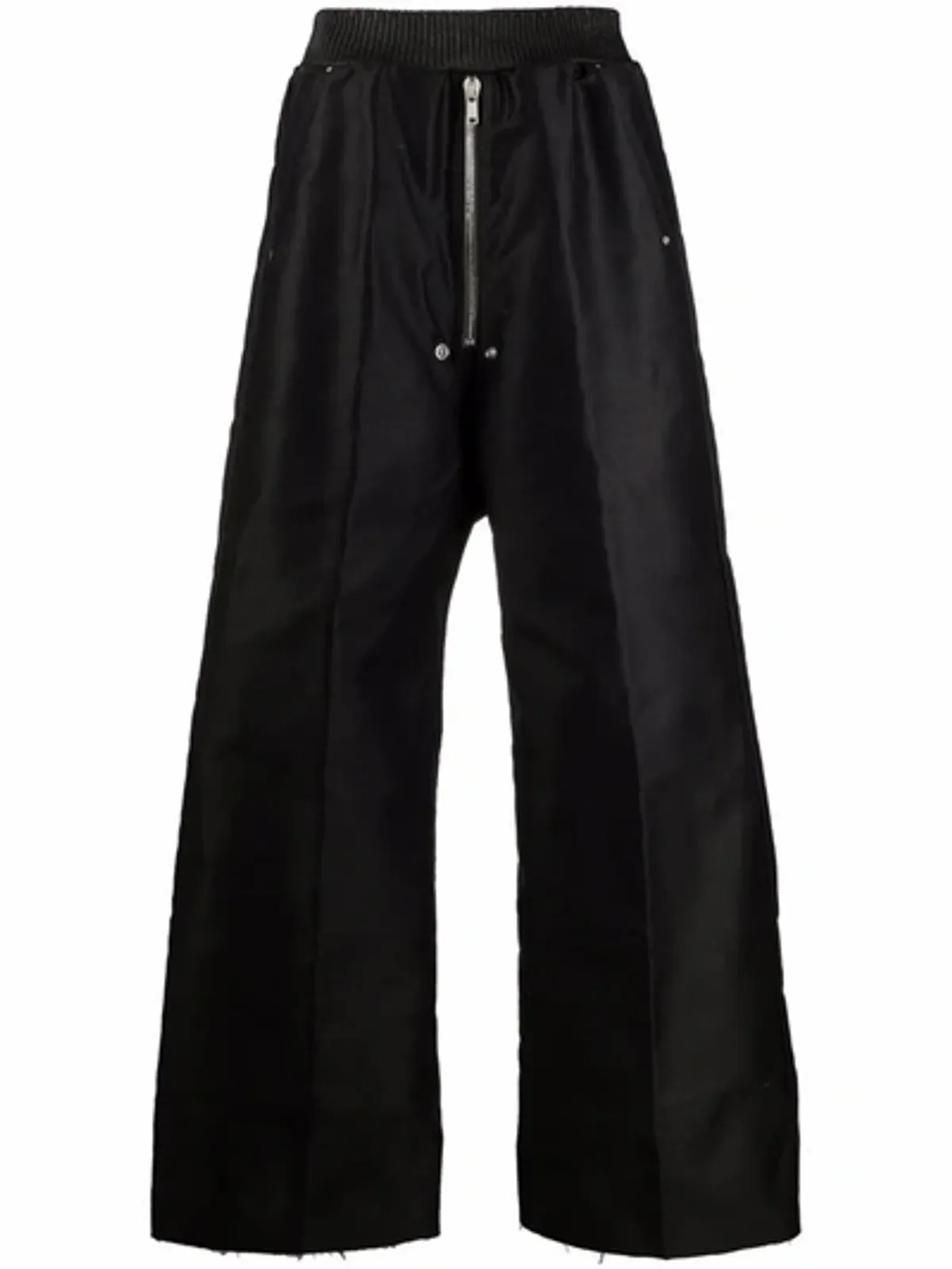 Rick Owens Wide Zip Geth Belas Black Pants