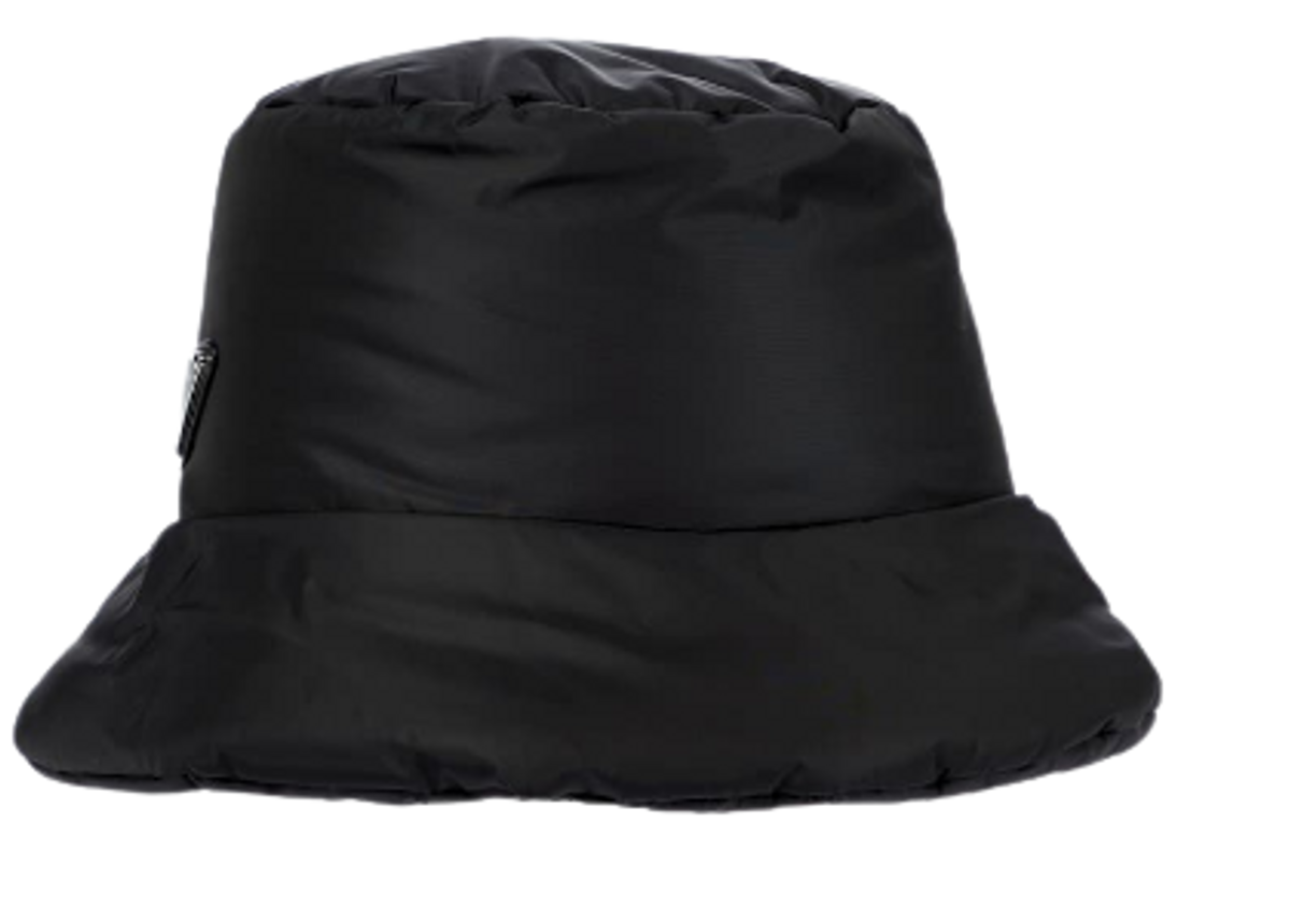 Prada Padded Re-Nylon Black Bucket Hat