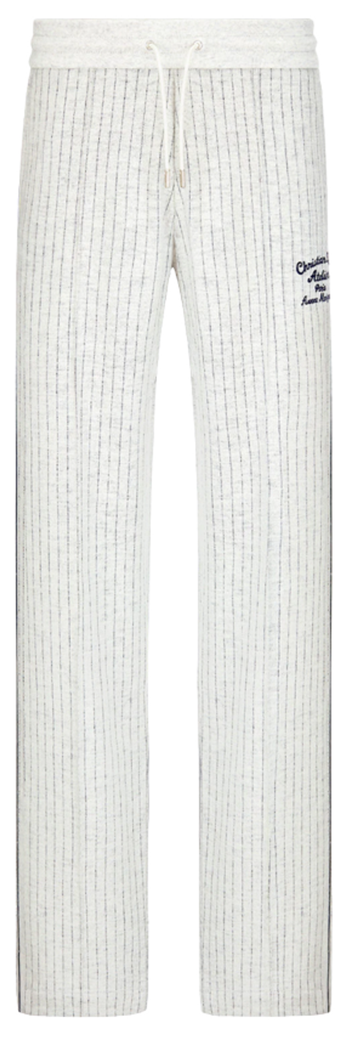 Dior Christian Dior Atelier Ecru Wool and Cotton Jersey Track Pants