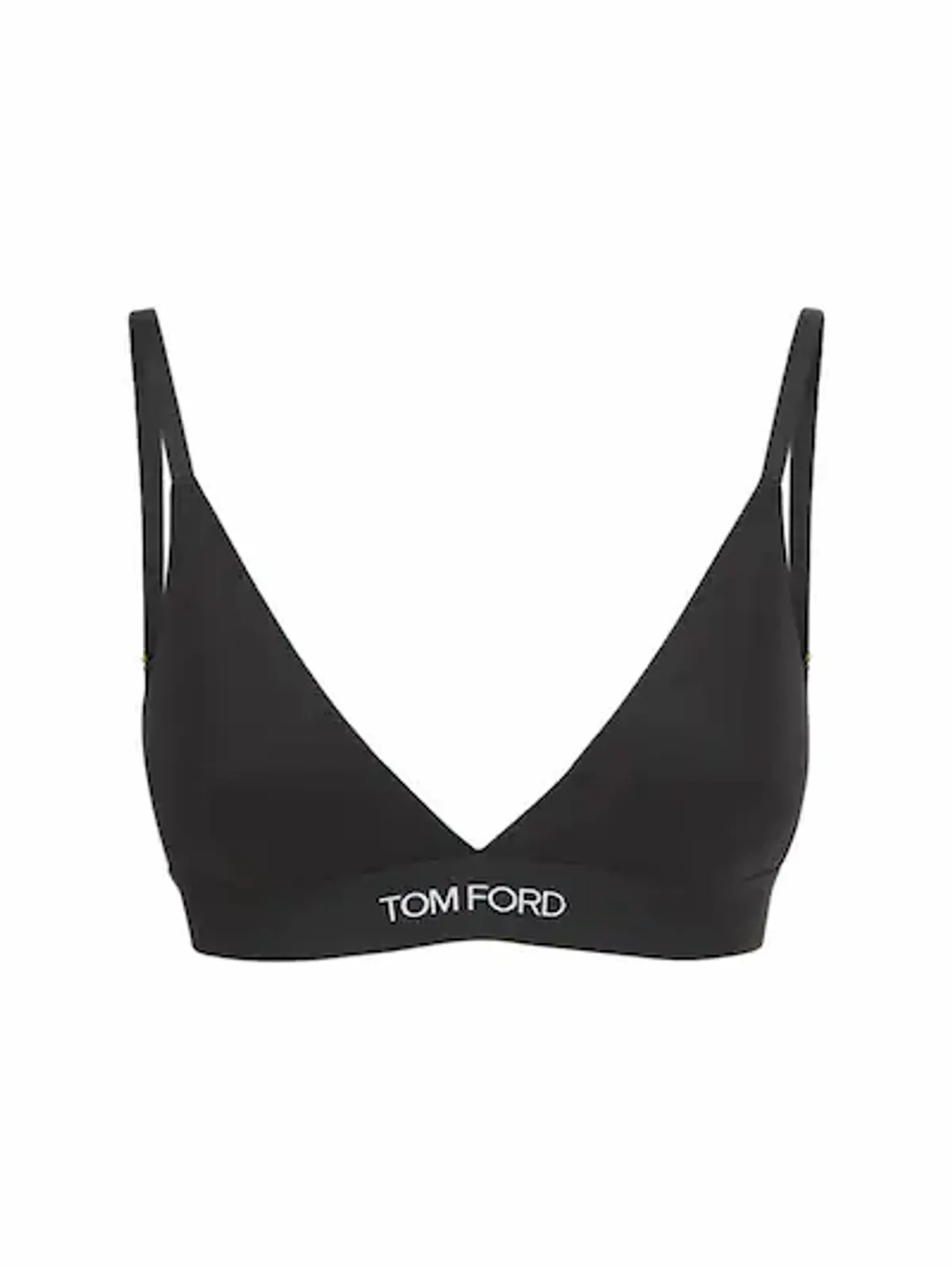 Tom Ford Stretch-modal Jersey Soft-cup Triangle Bra In Black