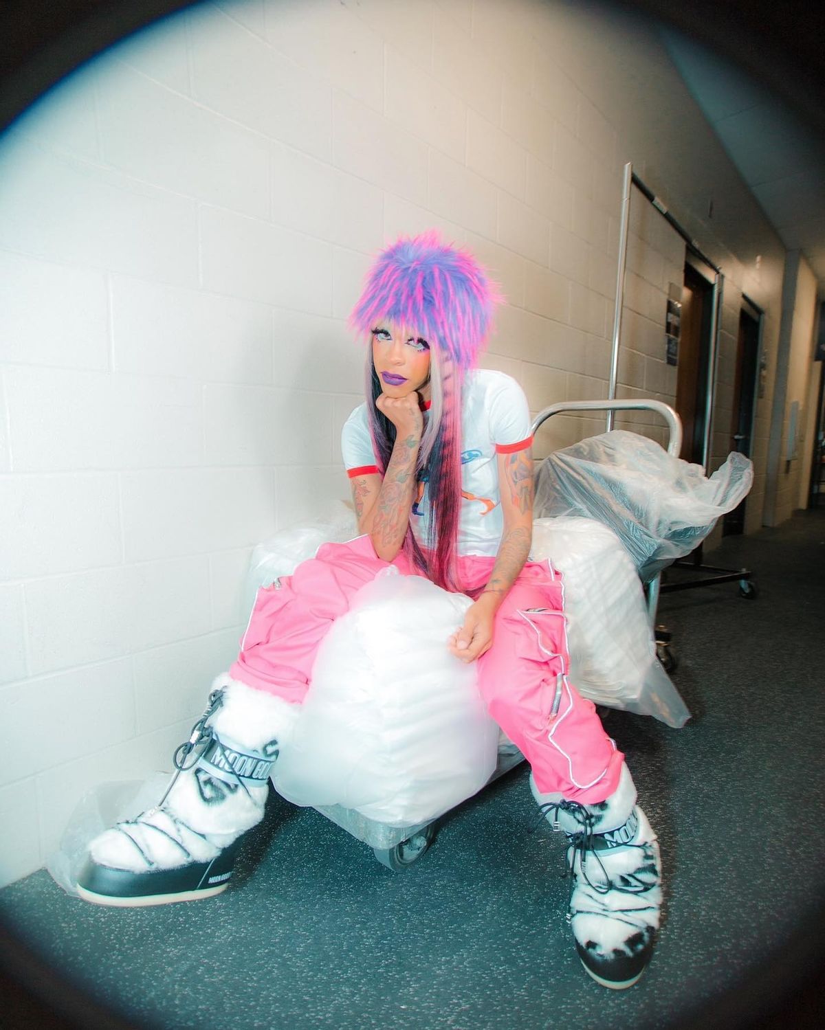 Rico Nasty Outfit from November 29, 2021 WHAT’S ON THE STAR?