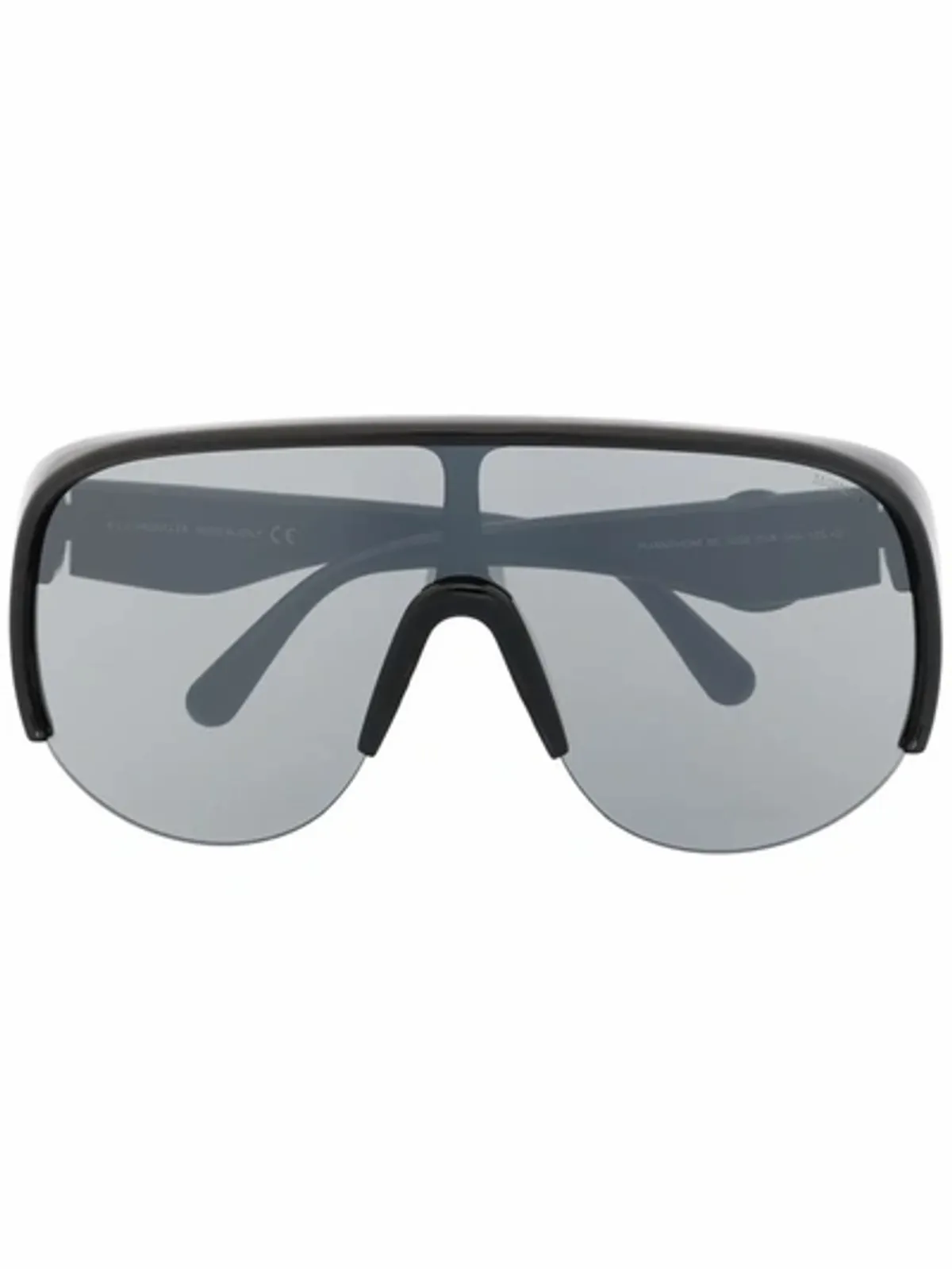 Moncler Mirrored Injection Plastic Shield Sunglasses