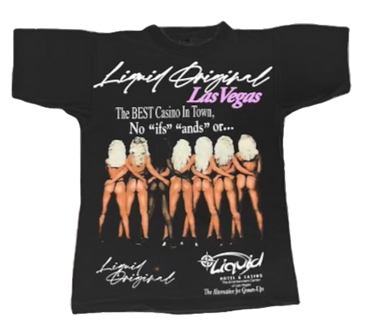 Liquid Original Girls In Vegas Black T-Shirt