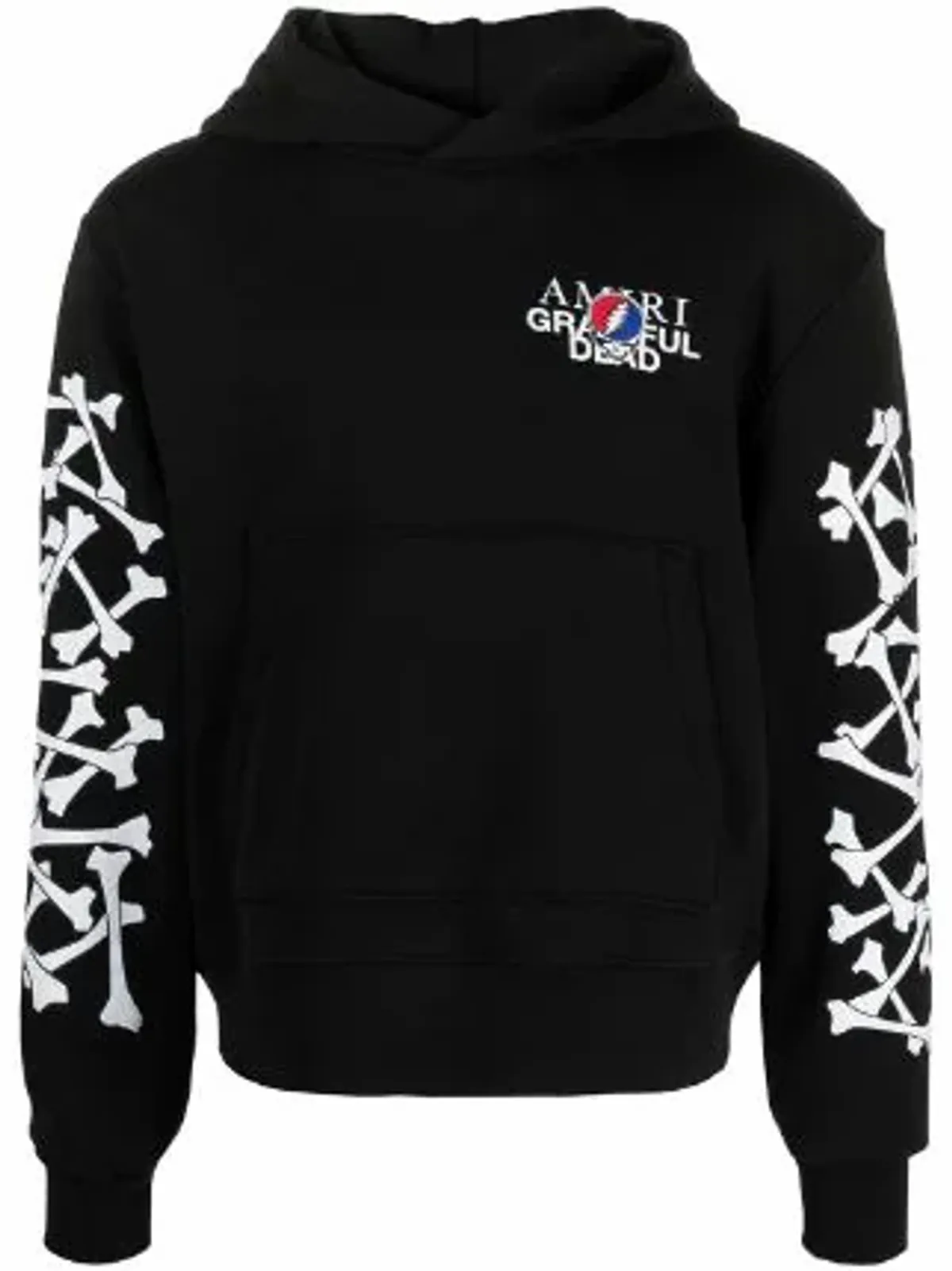 Amiri × Grateful Dead Grateful Dead-print Cotton Hoodie In Black