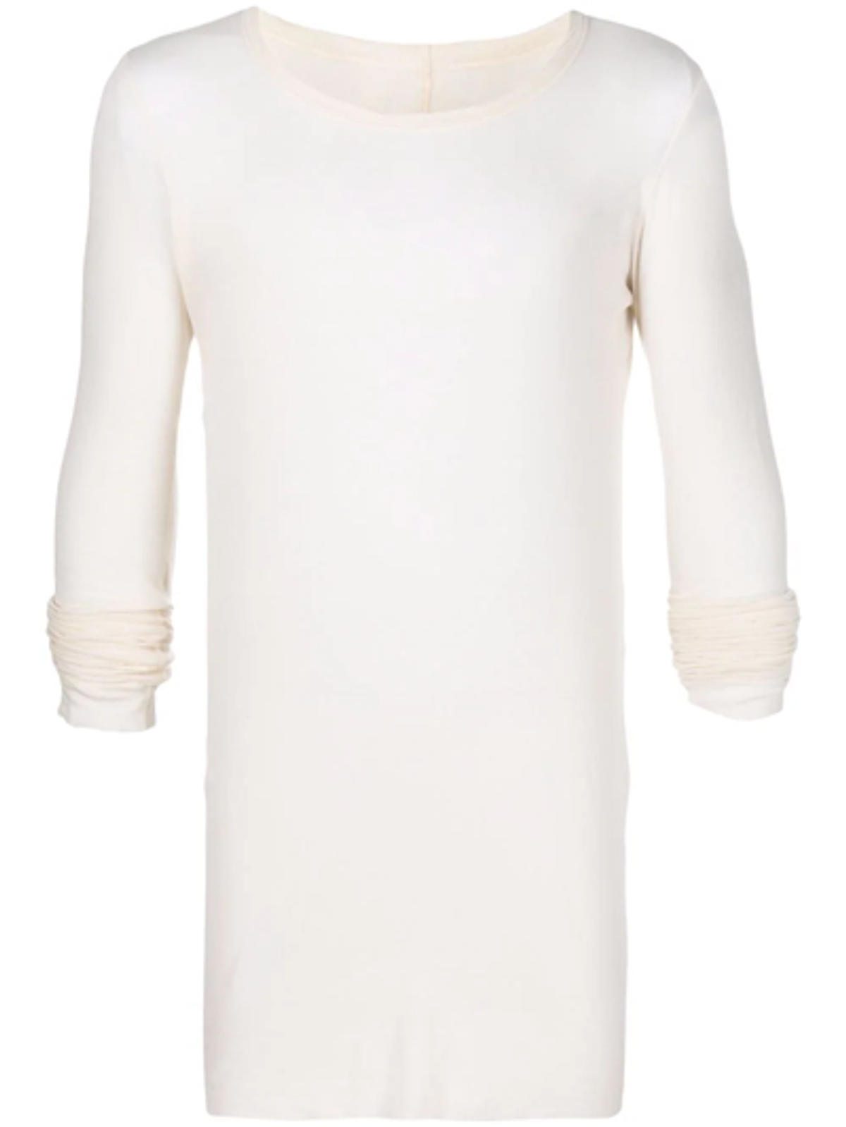 Rick Owens Crewneck Jersey White T-Shirt
