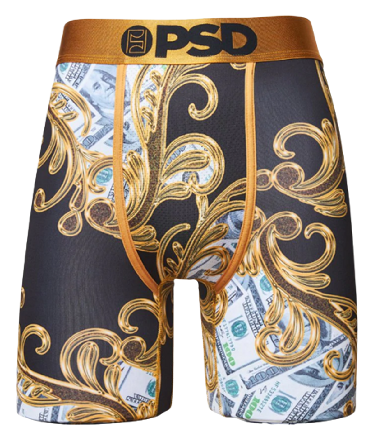 PSD × Ja Morant Merch Mansion Black Gold Briefs