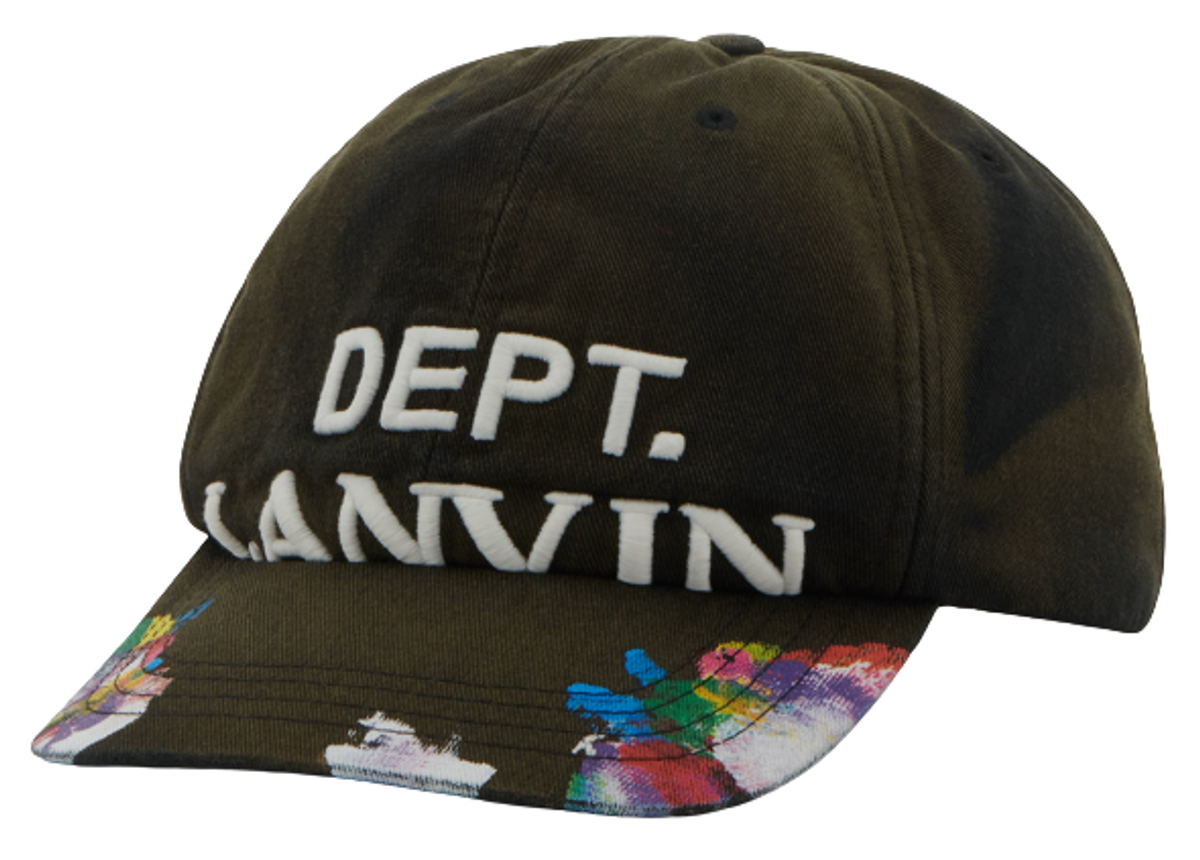 Lanvin × Gallery Dept. 3D Embroidery And Digital Printing Black Cap