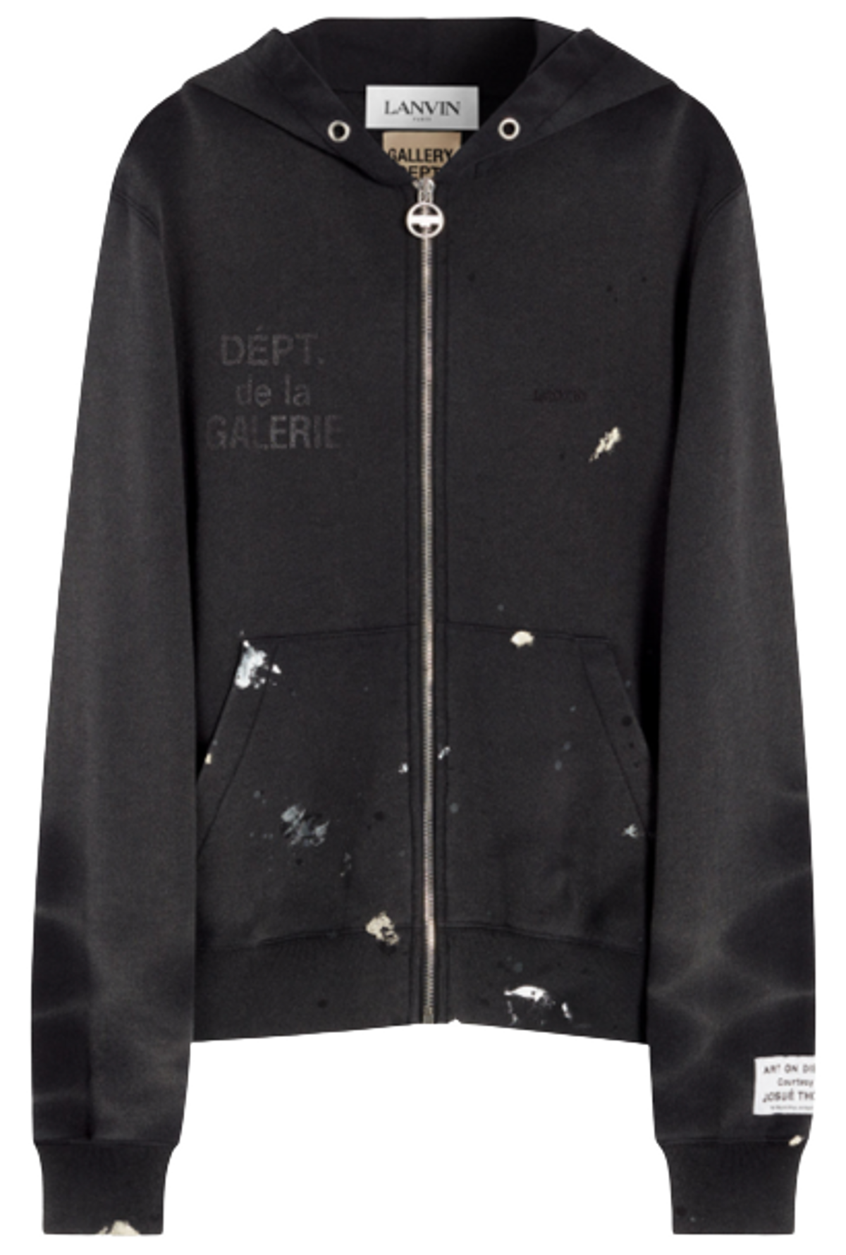 Lanvin × Gallery Dept. Faded Cotton Zip Hoodie