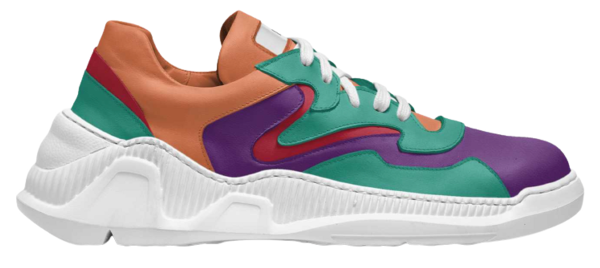 Soulja Stars Chunky Low-Top Multicolor Sneakers