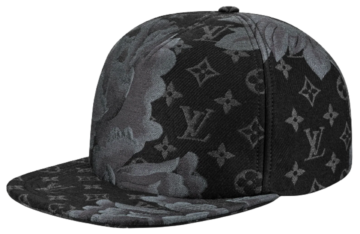 Louis Vuitton Mng Flowers Black Cap