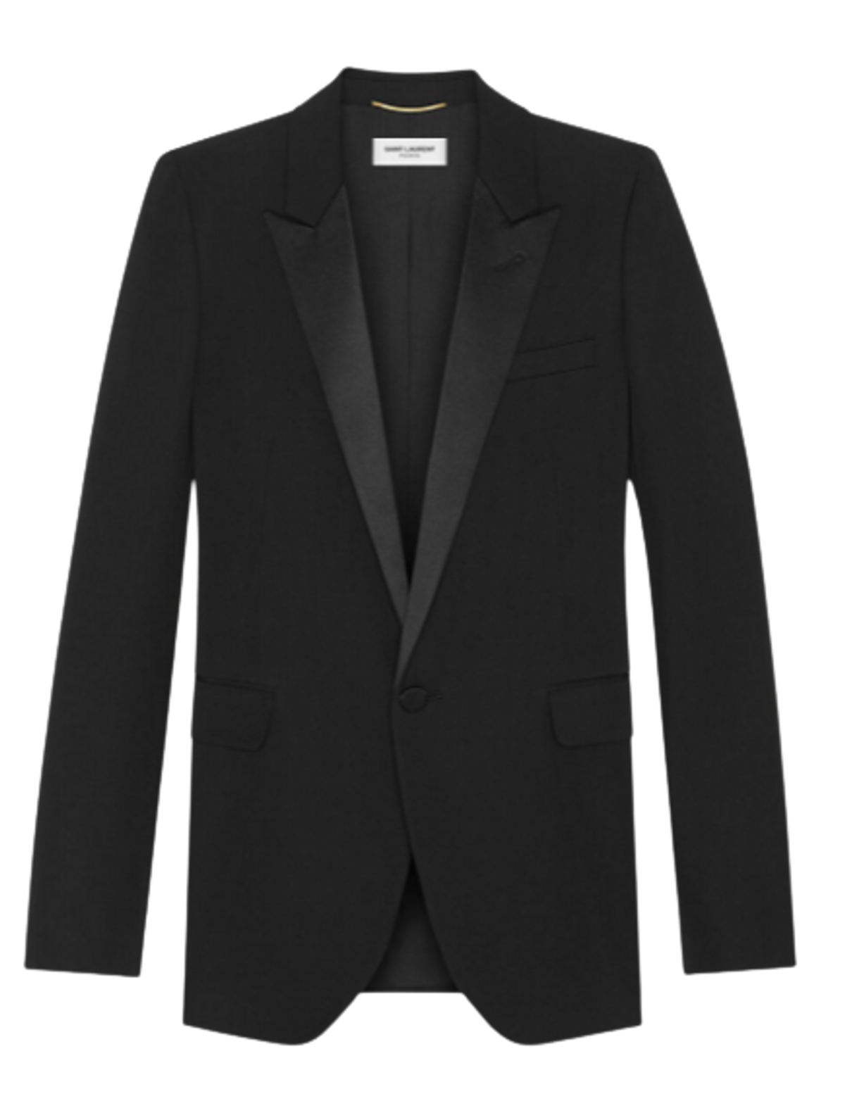 Saint Laurent Tube Tuxedo Black Jacket