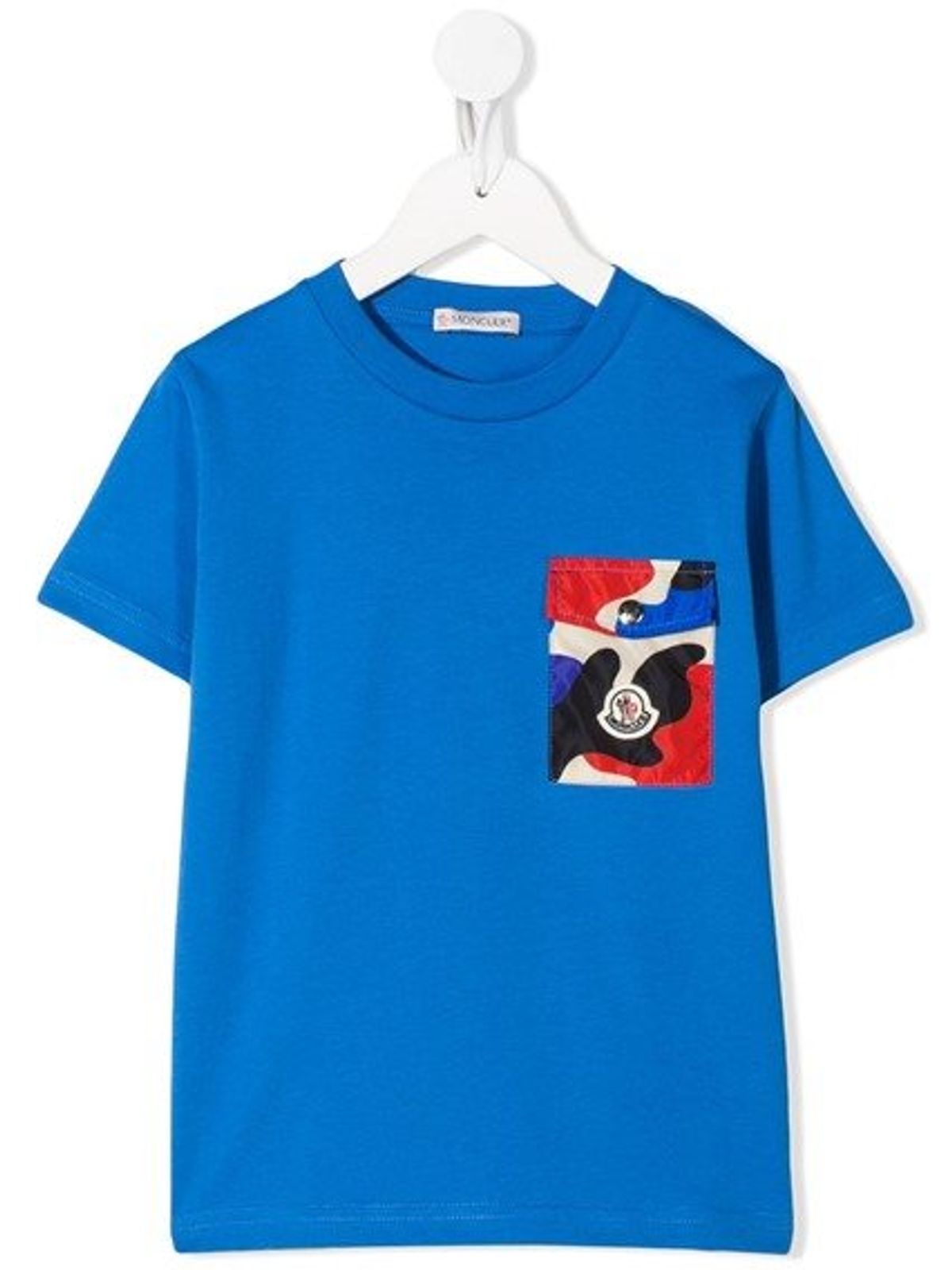 Moncler Baby Boys T Shirt In Light Blue 1 main image 0
