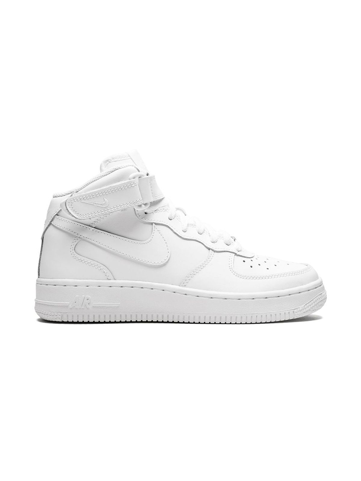 Nike Air Force 1 Mid Big Kids Shoes In White