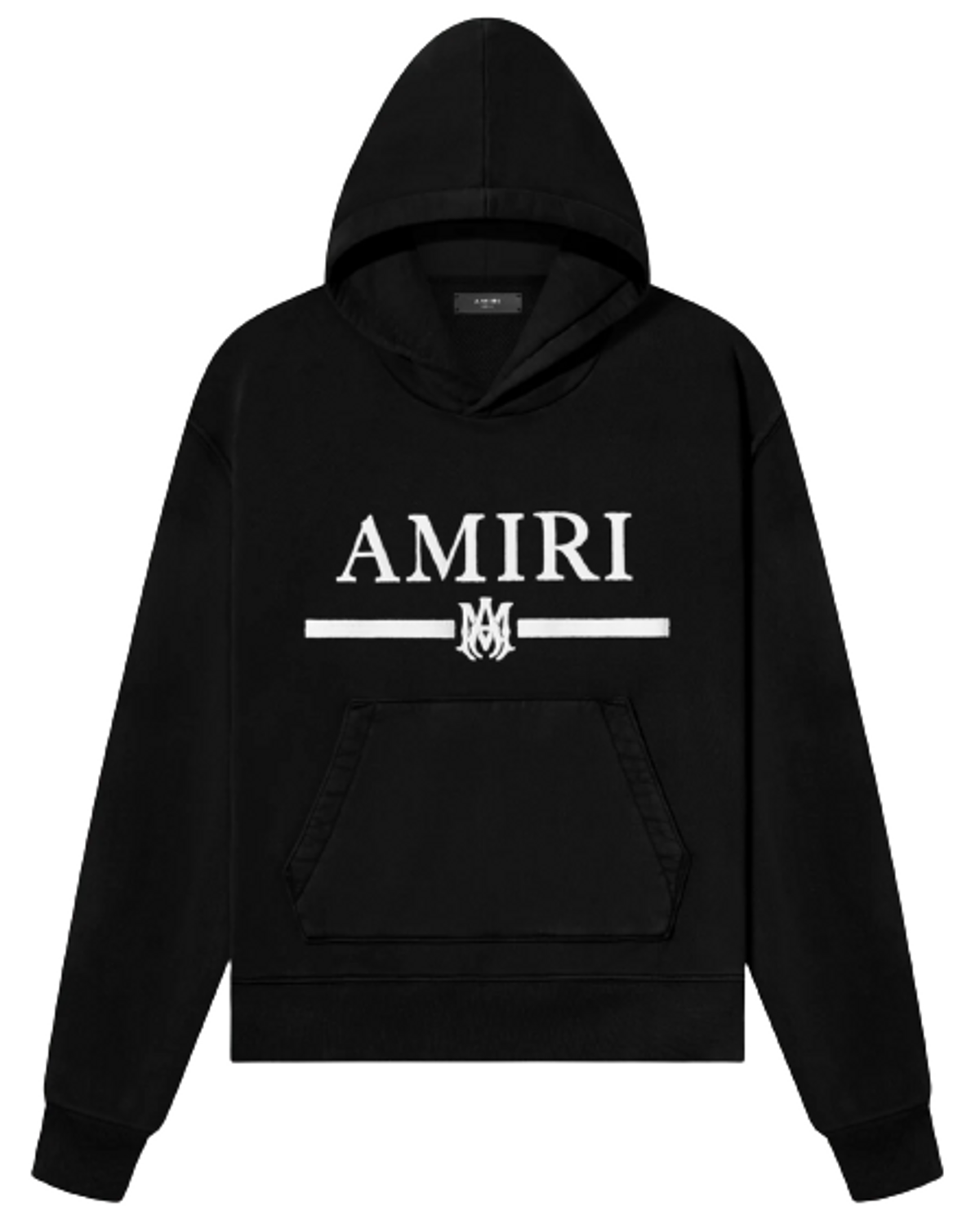Amiri M.A. Bar Embroidery Black Hoodie
