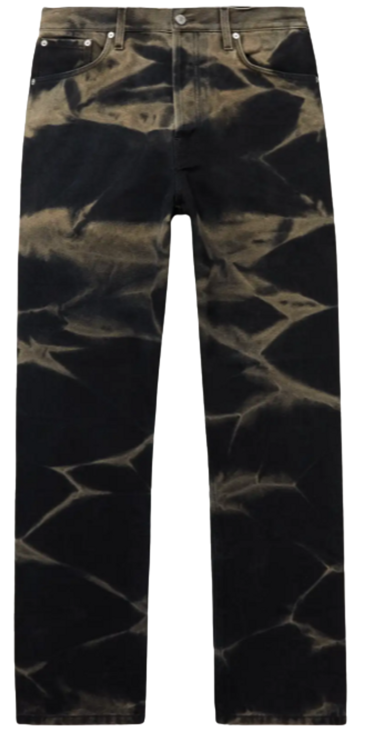 Dries Van Noten Pine Straight Leg Tie-Dyed Jeans