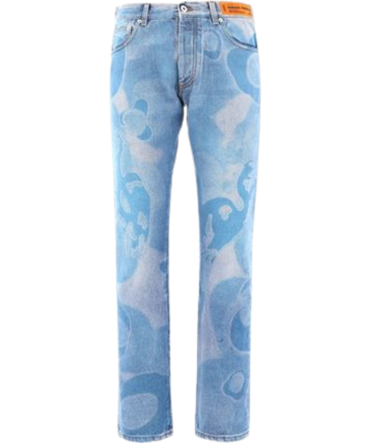 Heron Preston Logo Camouflage Cotton Jeans