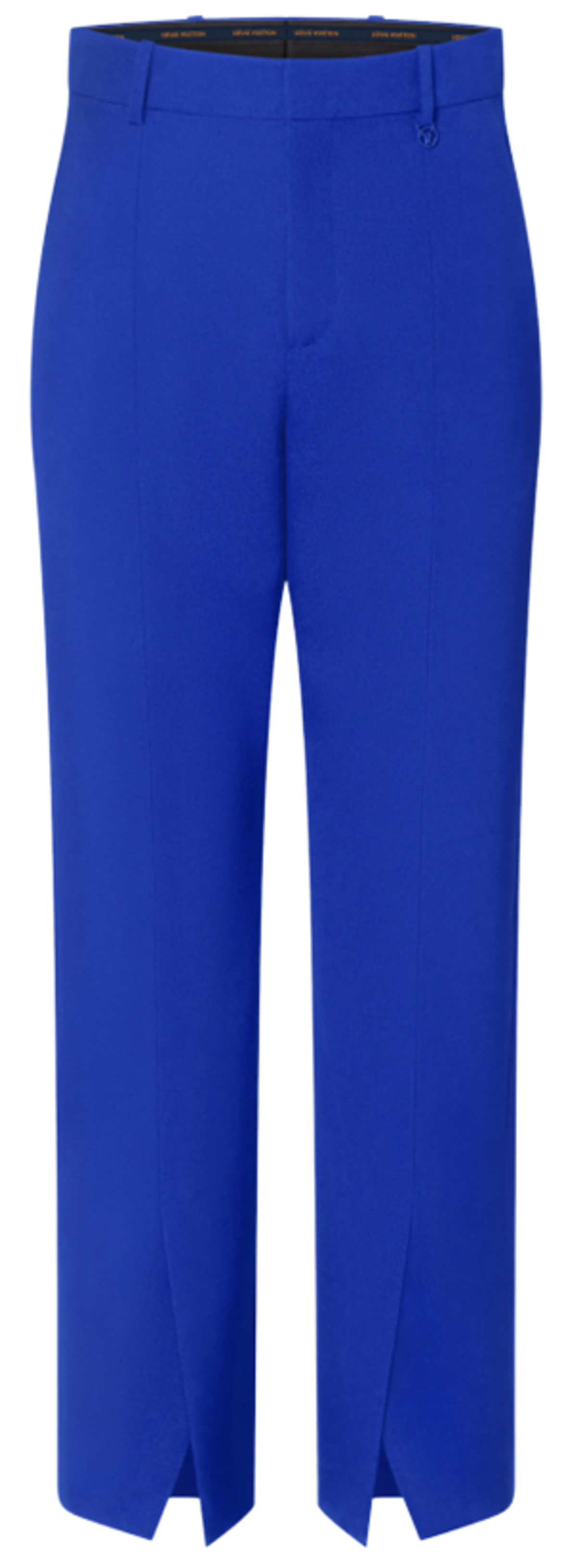 Louis Vuitton Blue Slit Evening Trousers