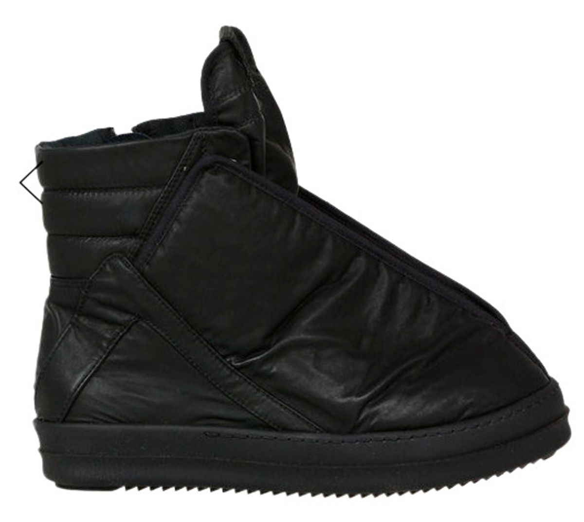 Rick Owens Black Hoodfunks Sneakers