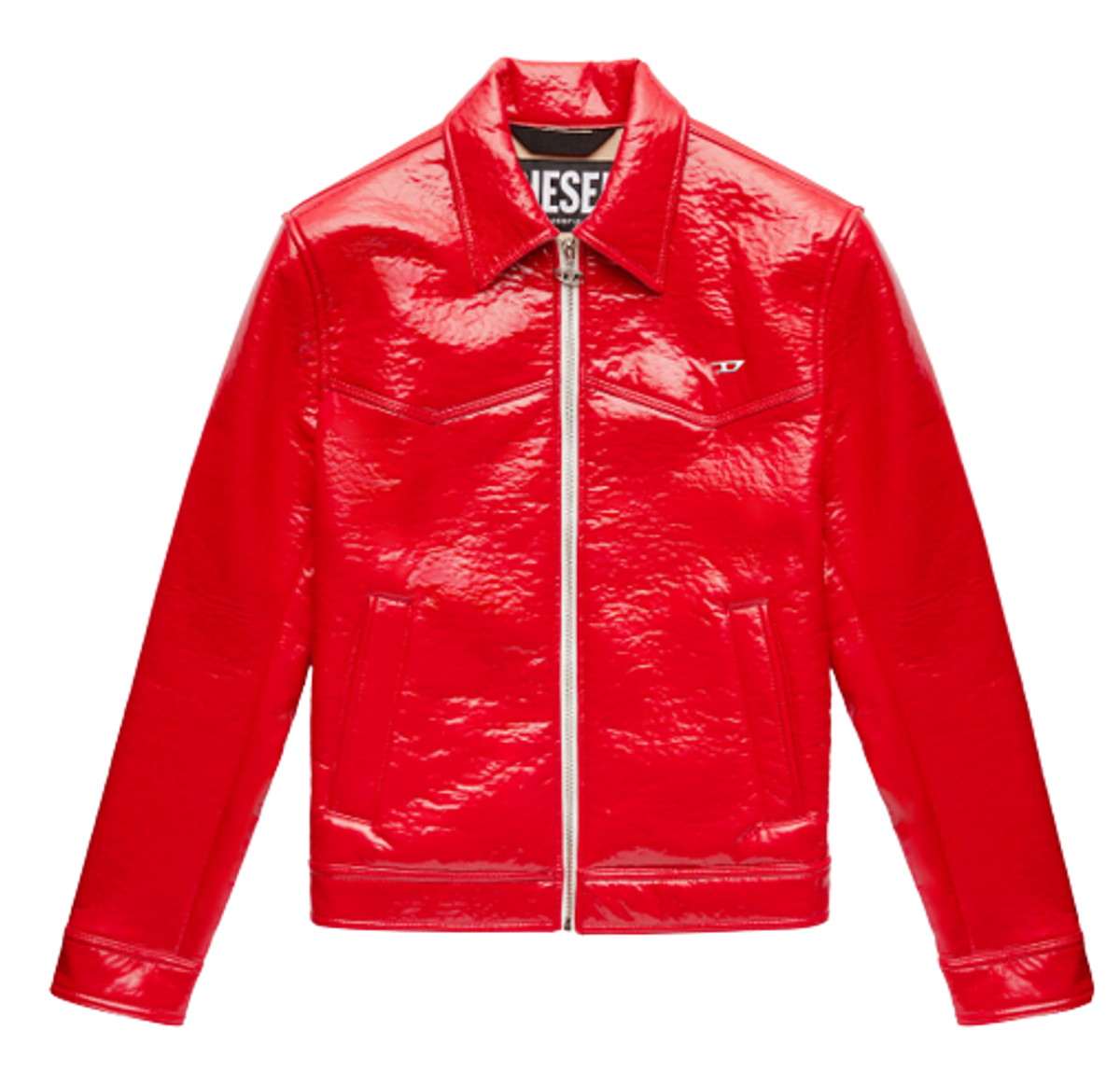 Diesel JLou Red Jacket WHAT’S ON THE STAR?