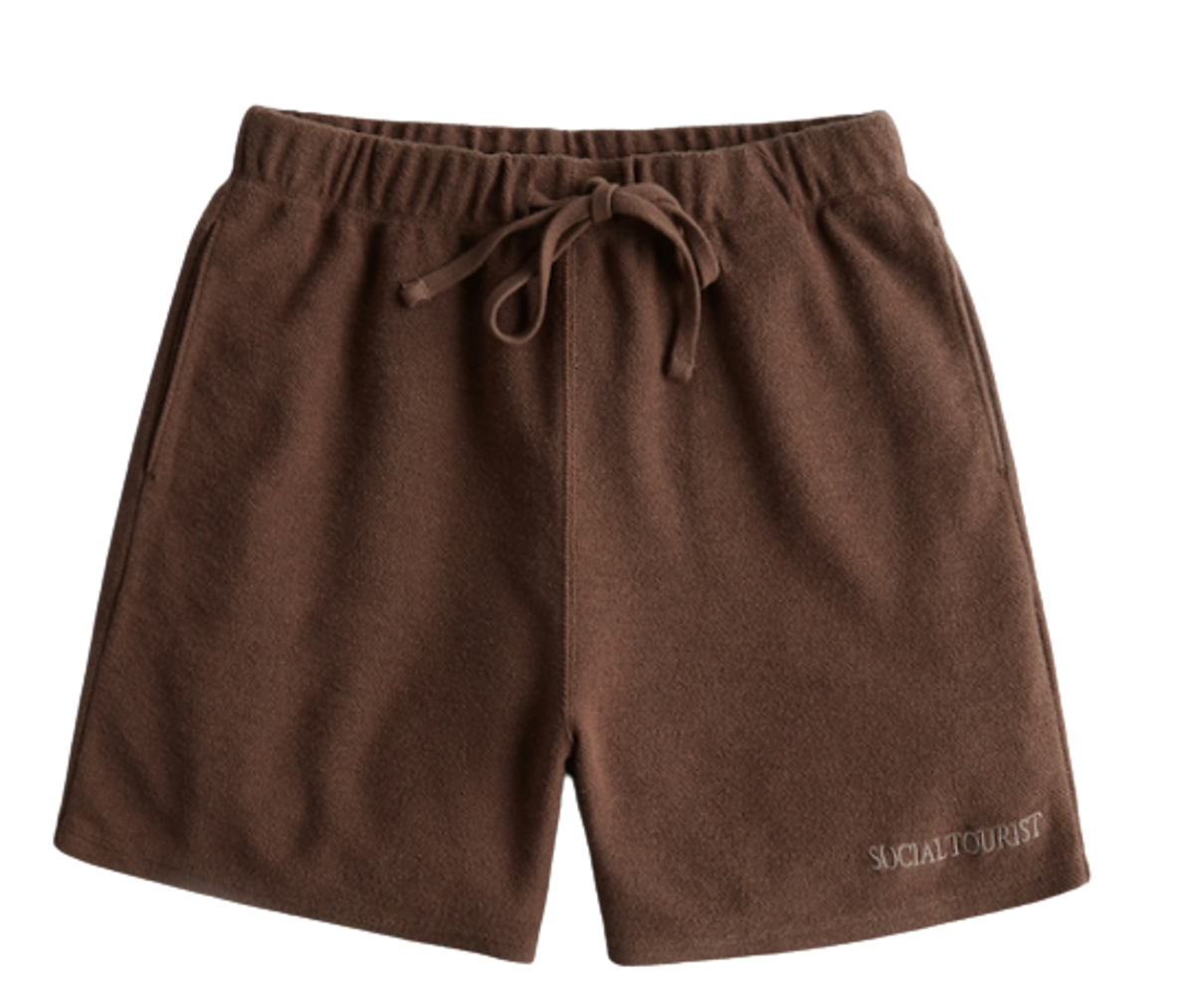 Social Tourist Ultra High-Rise Terry Dad Shorts