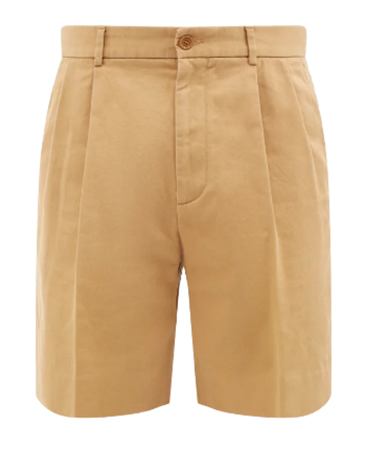 Gucci Logo Embroidered Cotton Drill Shorts